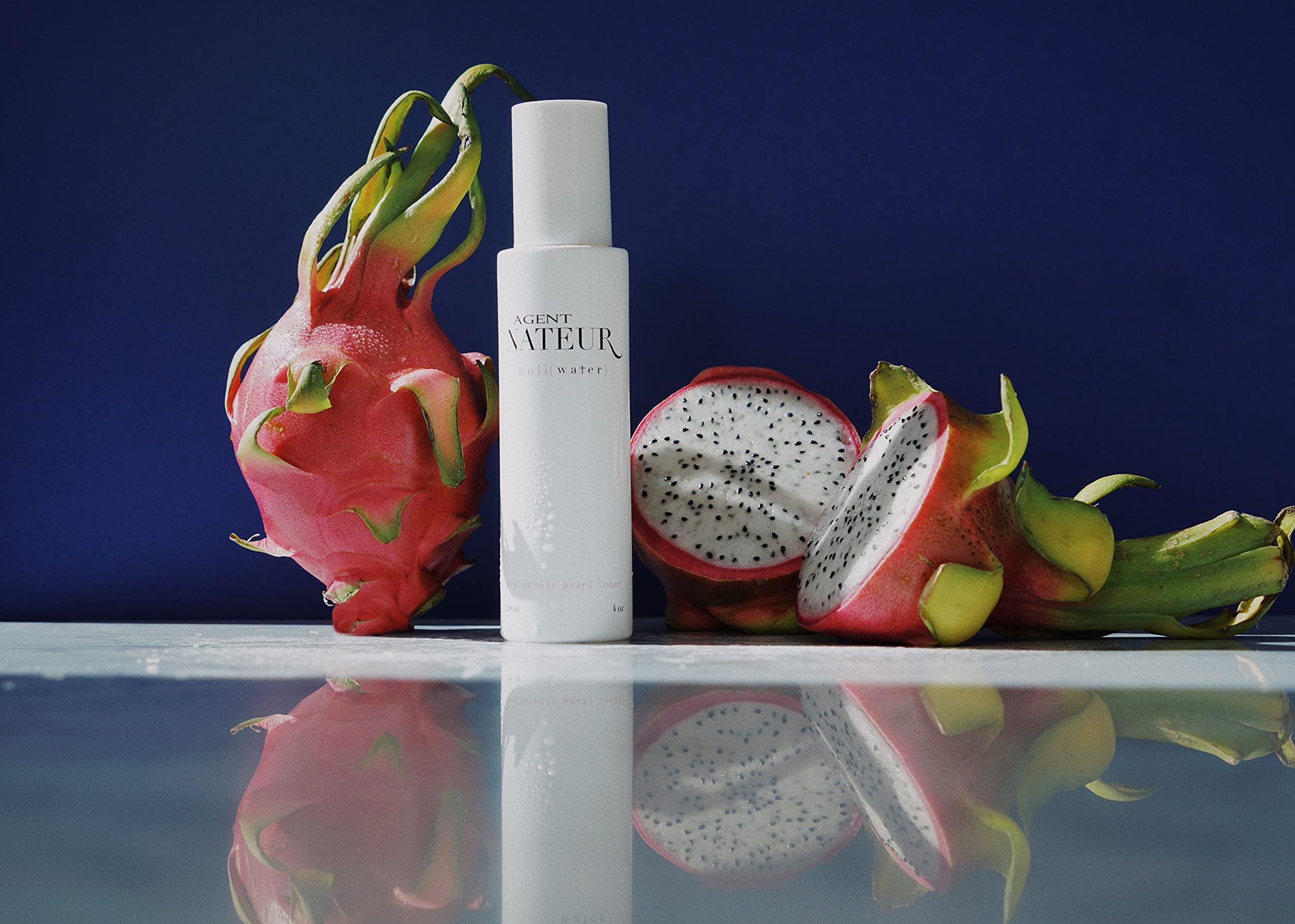 Agent Nateur - Holi (Water) Natural Pearl + Rose Hyaluronic Essence | Luxury, Non-Toxic Clean Skincare (4 Oz | 120 Ml)