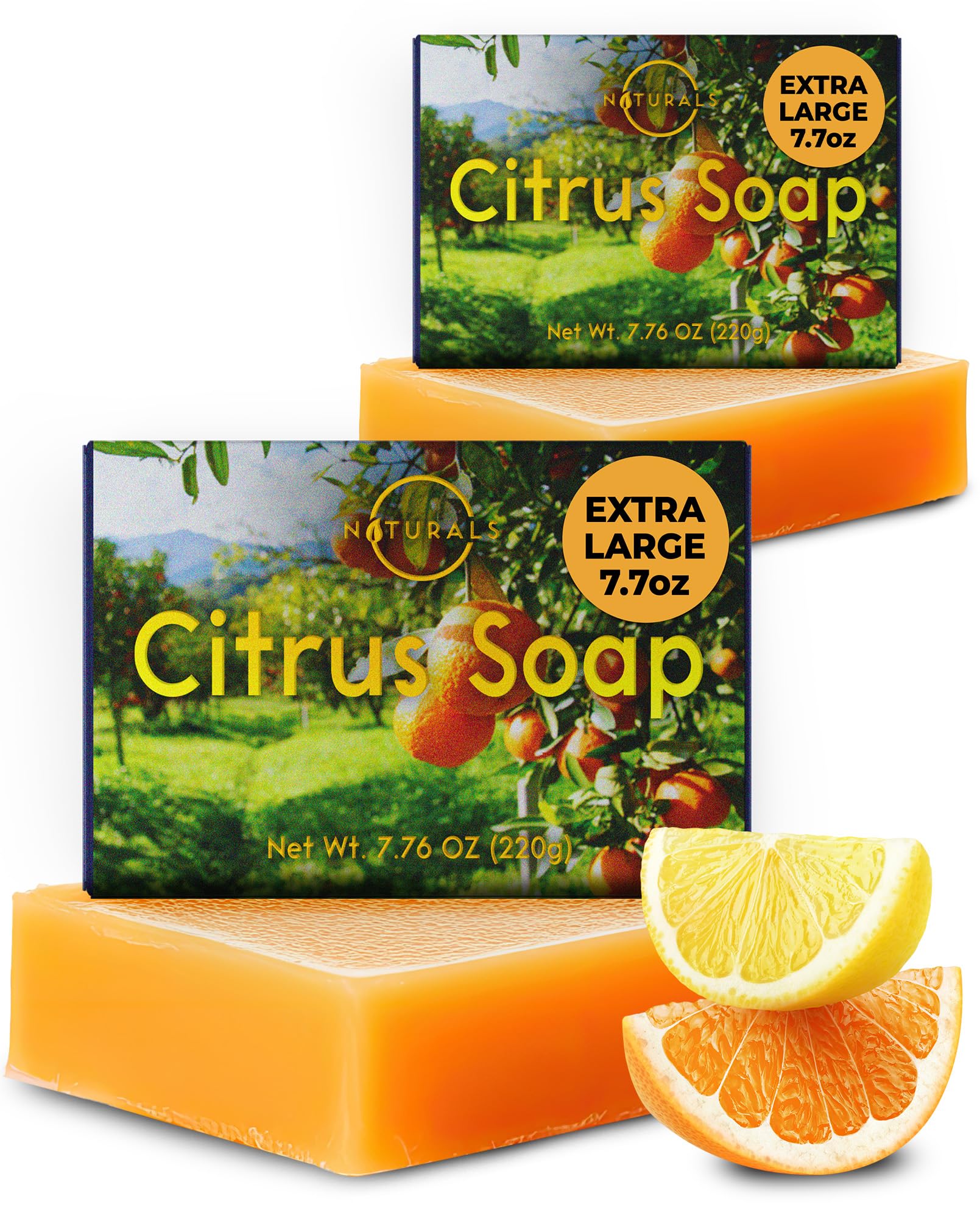 O Naturals Organic African Black Soap Bar 3PC - Rich in African Shea Butter - Helps Acne Prone Skin - Natural Body & Face Wash -