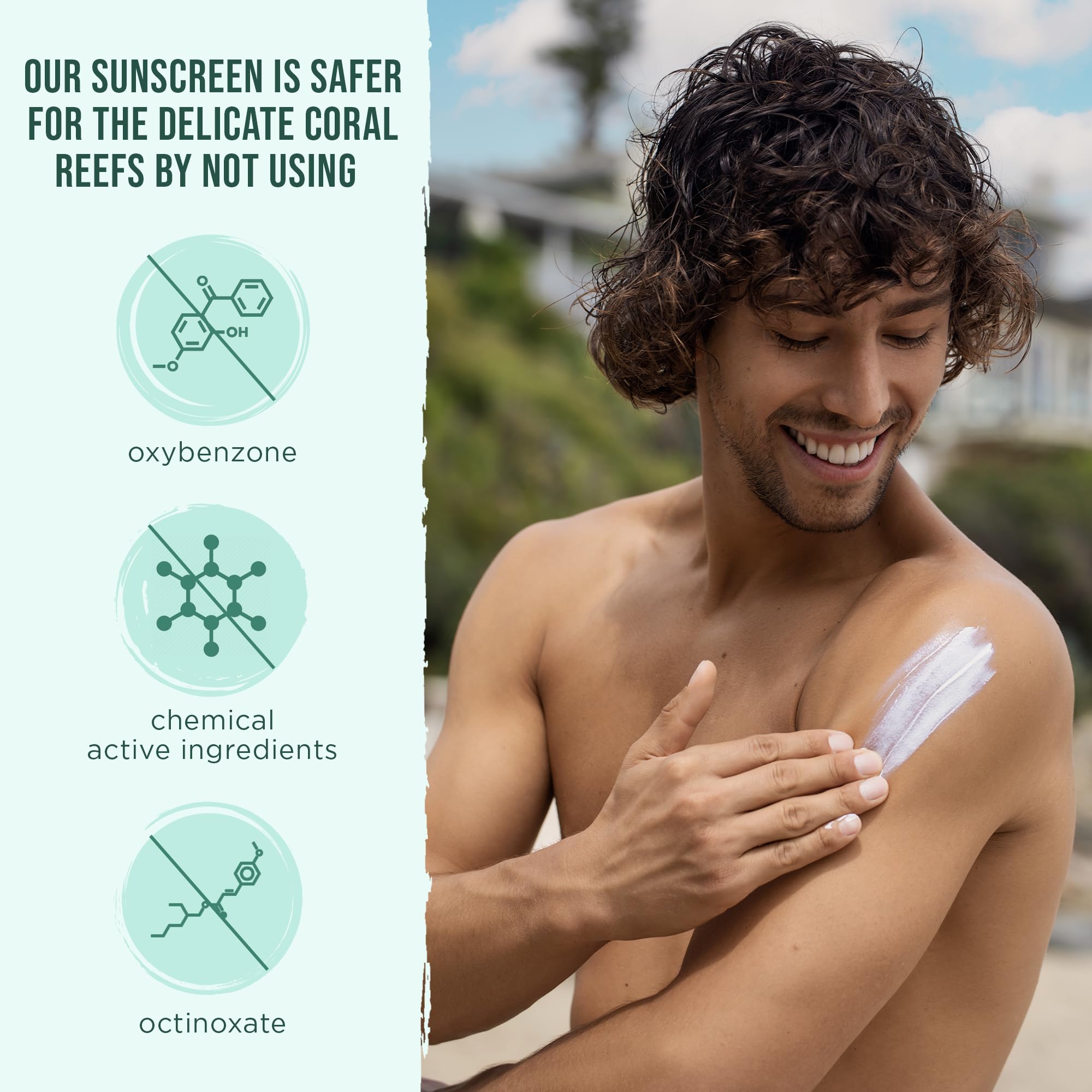 Sand Cloud Broad Spectrum Mineral Sunscreen for Body SPF 30, 3 Oz - Fragrance-Free Body Mineral Sunscreen that Hydrates, Nourish