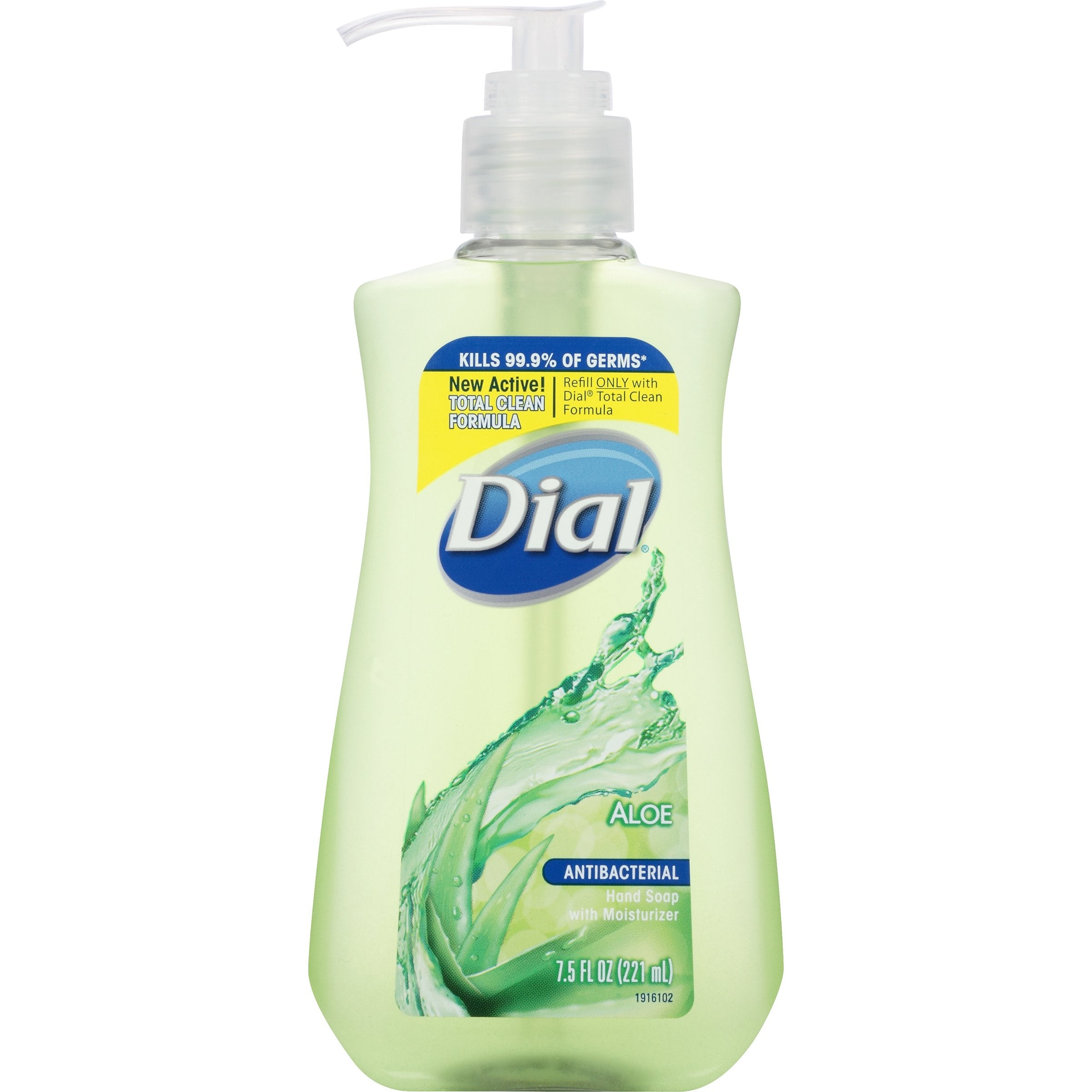 Dial Liquid Hand Soap with Moisturizer, Aloe, 7.5 Fluid Ounce
