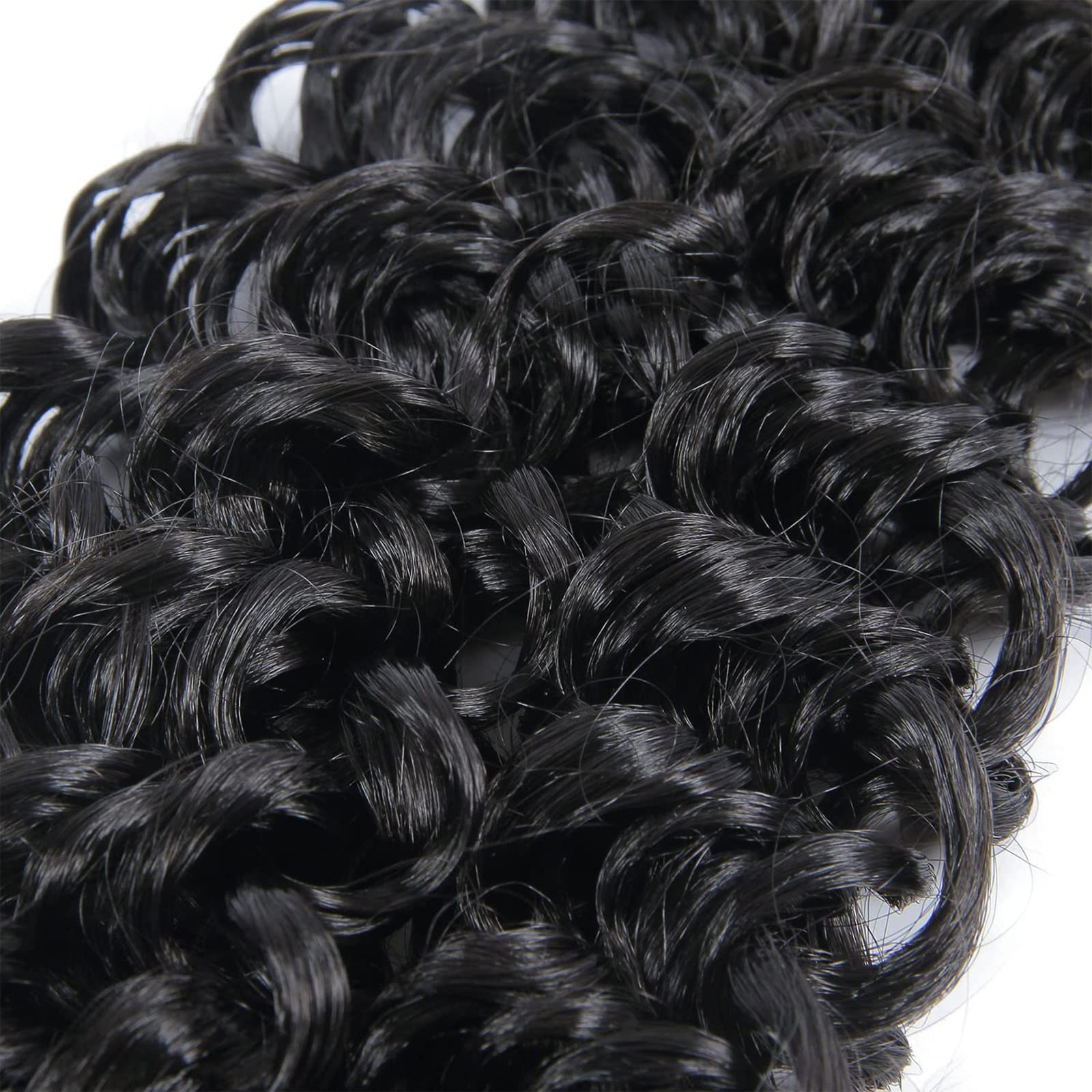 Gogo Curl Crochet Hair 24Inch Water Wave Crochet Hair Natural Black Synthetic Bohemian Crochet Braid Deep Wave Braiding Hair Ext
