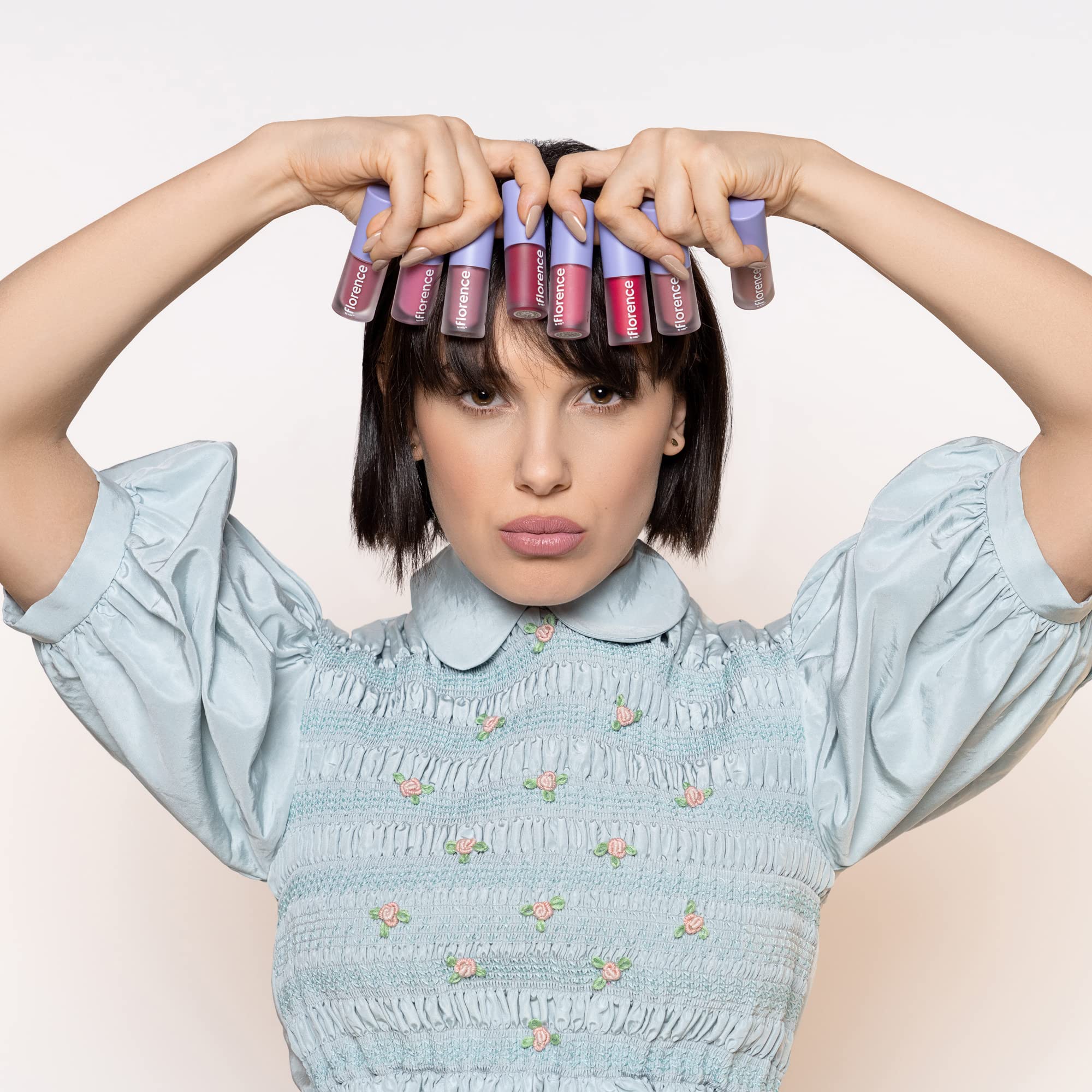 Florence By Mills Be A Vip Velvet Liquid Lipstick, Beautiful, Periodt (Deep Mauve Pink), 0.13 Oz/ 3.8G