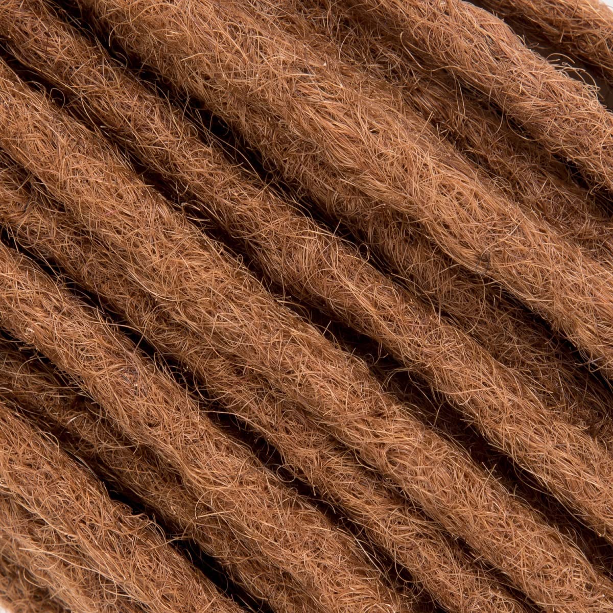 Teresa Small 0.4cm and Medium 0.8cm Width 100% Human Hair Dreadlock Extensions for Men/Women/Kids 0.4cm Width Full Hand-made Per