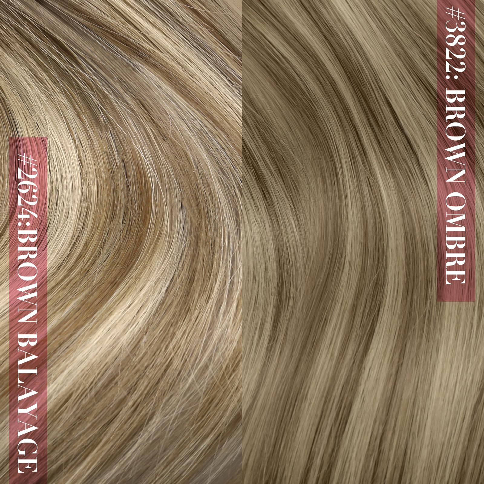 YoungSee 150G Clip in Real Hair Extensions Brown Clip on Hair Extensions Dark Brown Ombre Light Brown with Blonde Soft and Silky