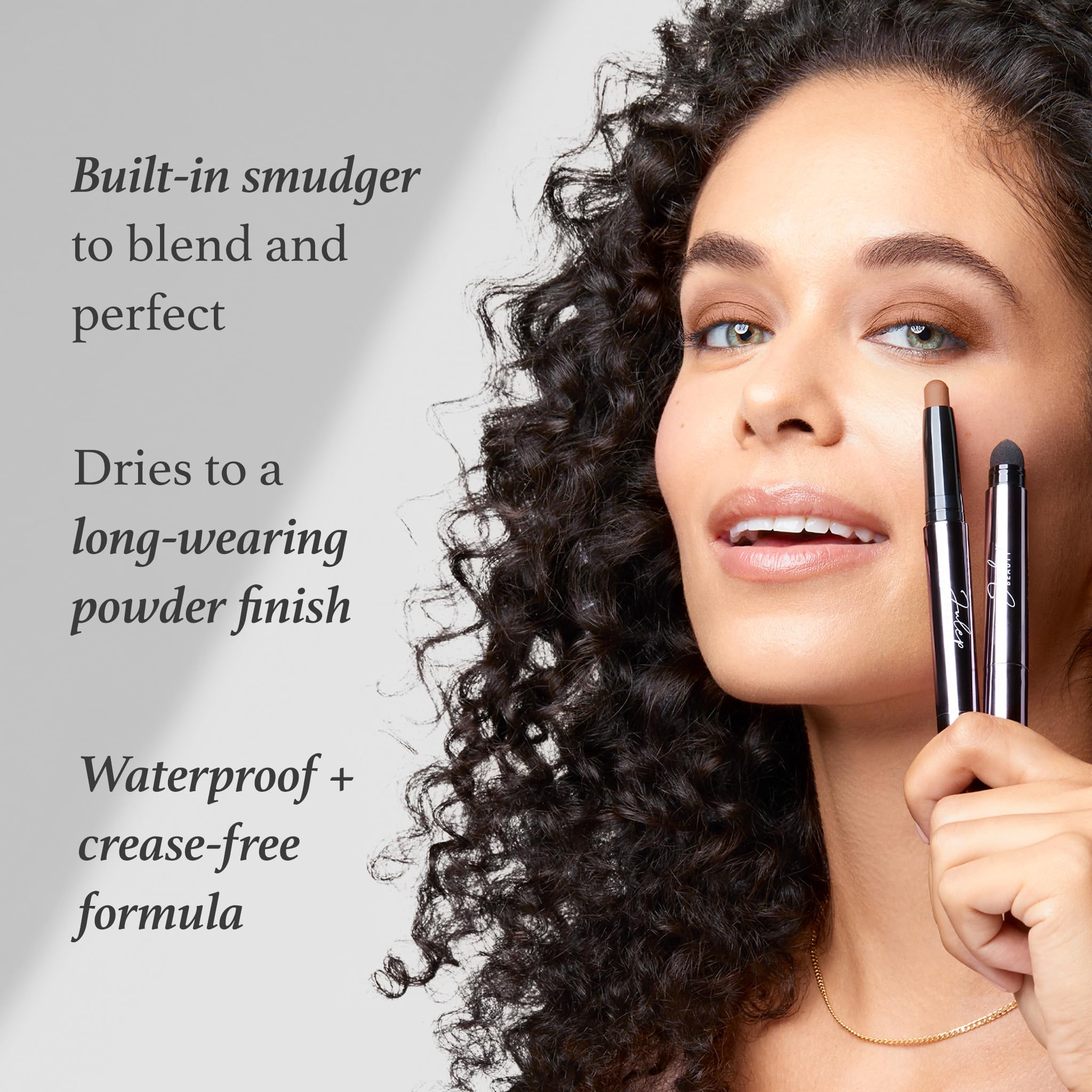 Julep Eyeshadow 101 Crme To Powder Waterproof Eyeshadow Stick, Marmalade Shimmer