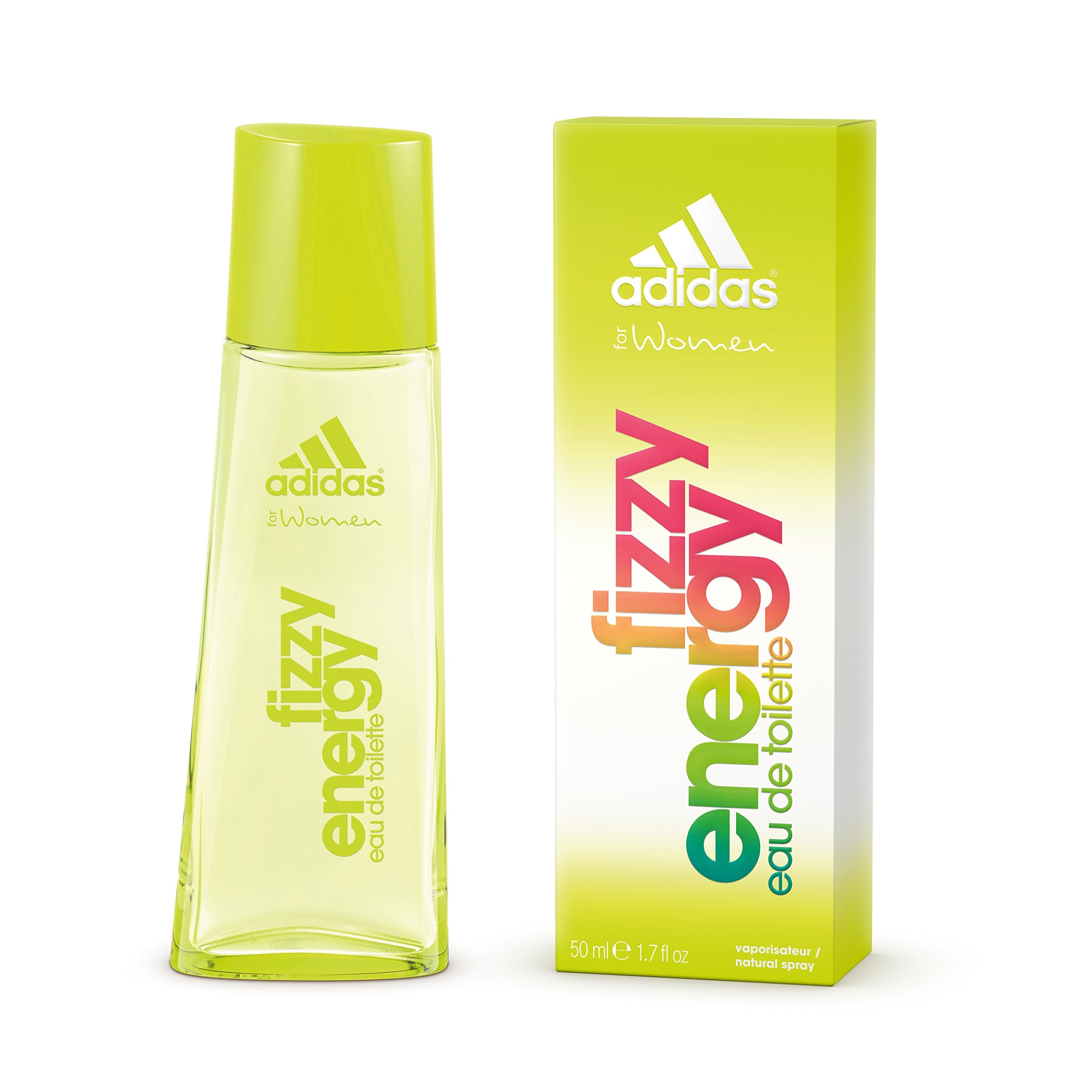 Adidas Fizzy Energy Eau De Toilette Spray For Women, 1.7 Ounce