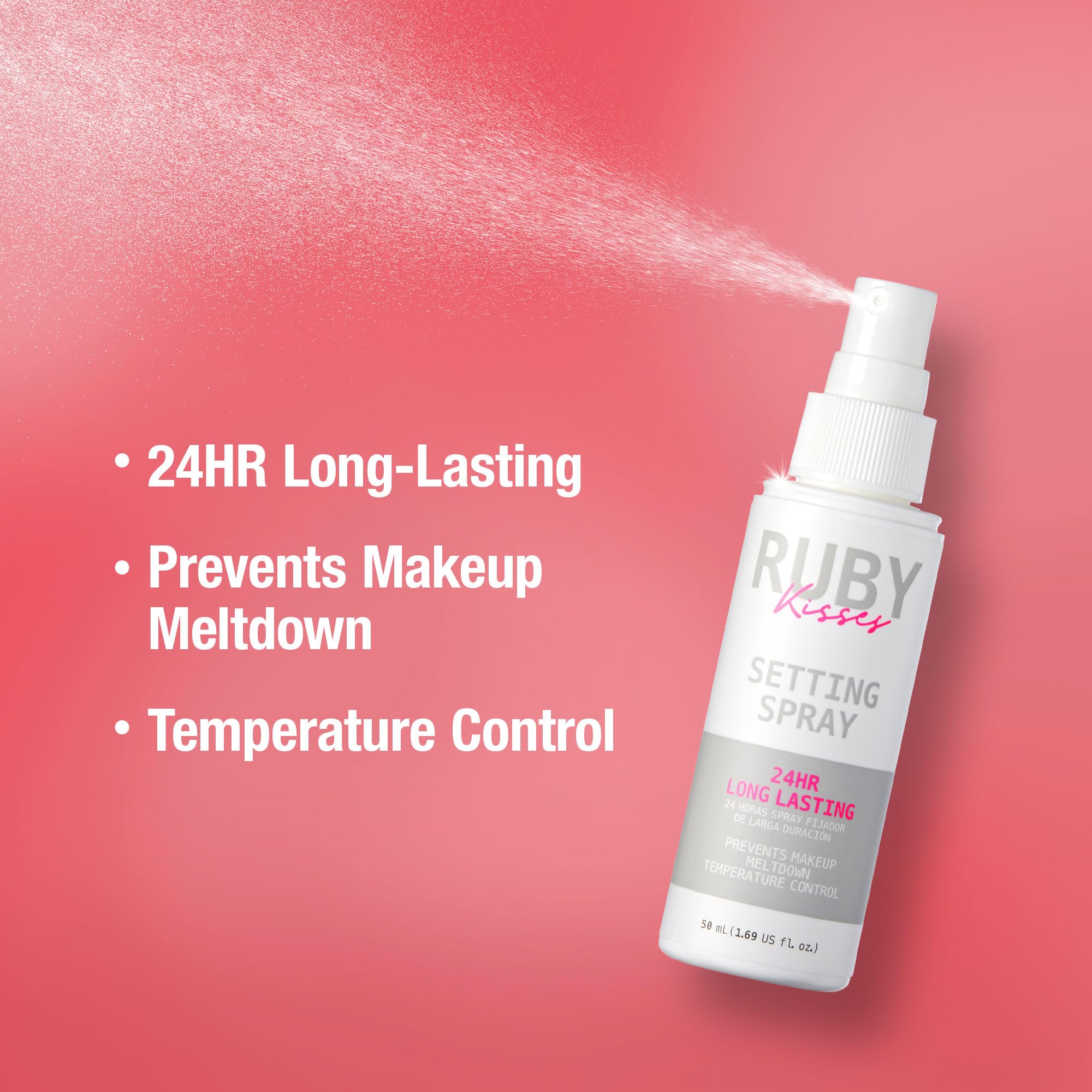 Ruby Kisses 24Hr Long Lasting Setting Spray 1.69 Fl Oz