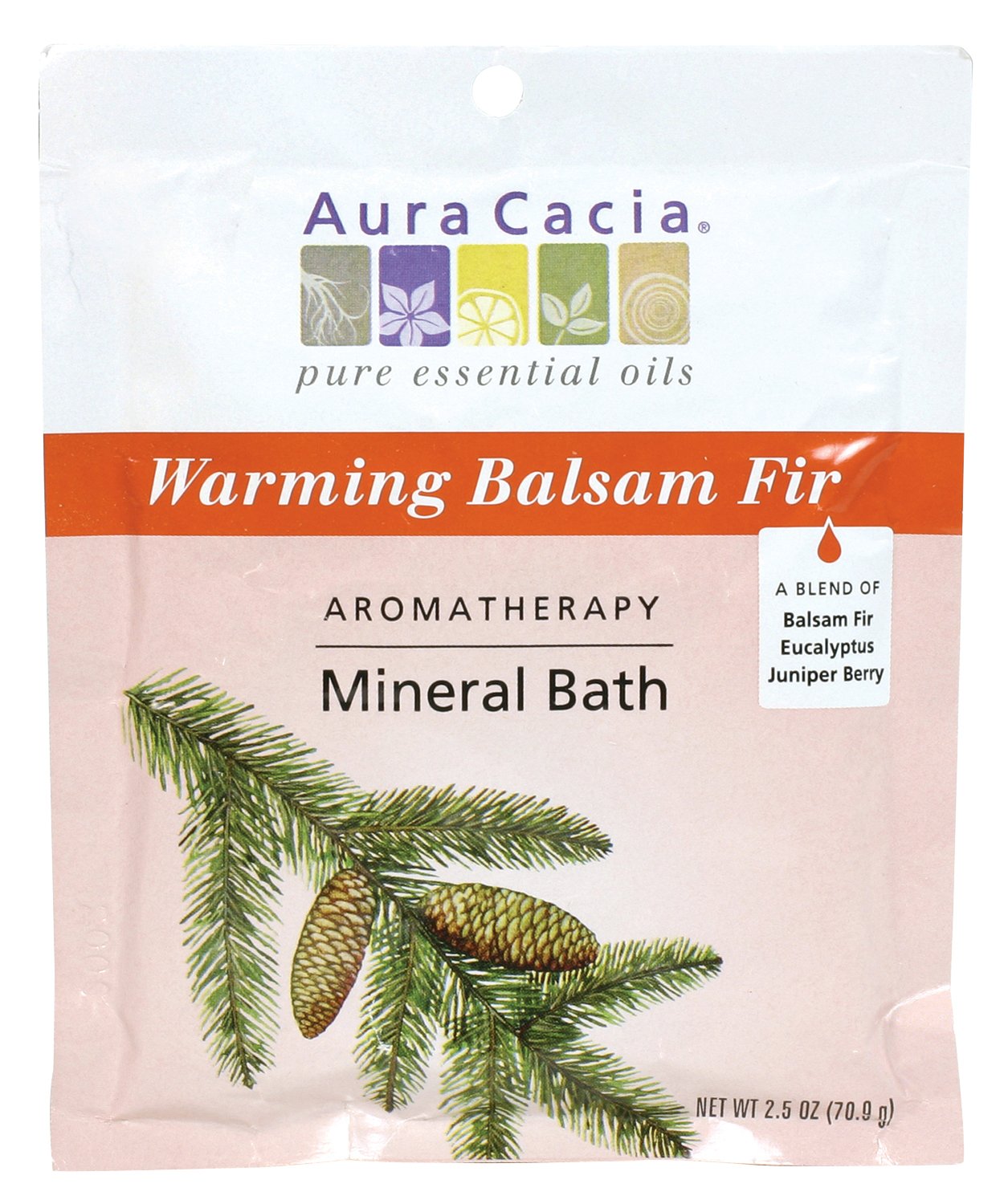 Aura Cacia - Aromatherapy Mineral Bath Soothing Heat - 25 Oz - Case Of 6(D0102H5Ke3T)