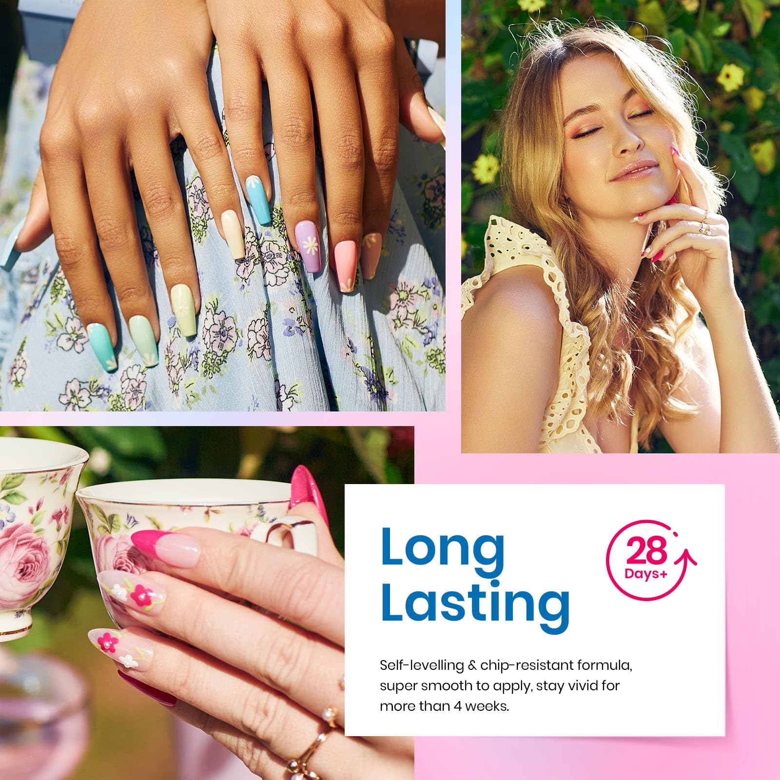 Beetles Pastel Gel Polish Set 39Pcs Pink Red Gel Nail Polish With Base Top Coat Soak Off Uv Led Lamp Colorful Candies Manicure K