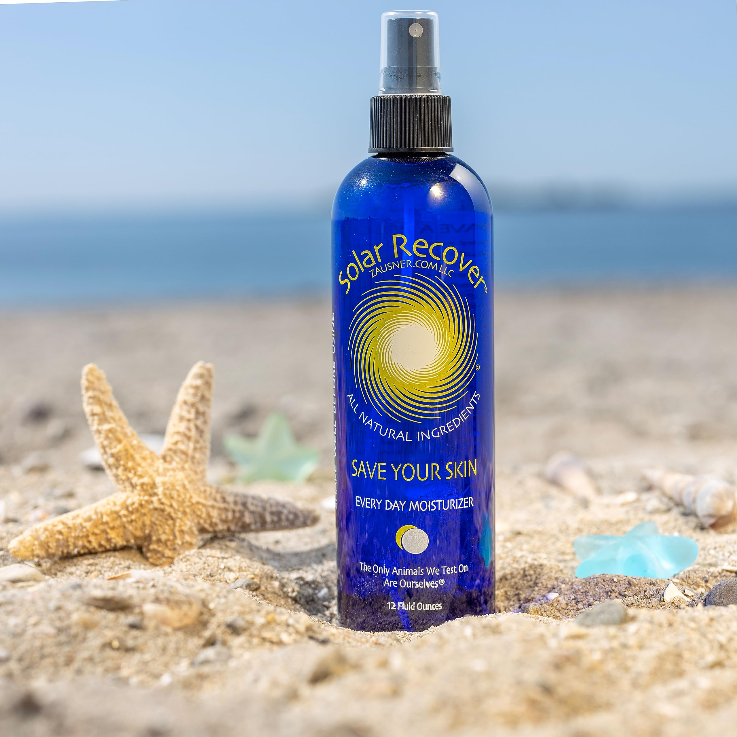 Solar Recover After Sun Moisturizing Spray 2 Pack (12 Ounce Each) - Hydrating Facial & Body Mist - 2460 Sprays Of Sunburn Relief