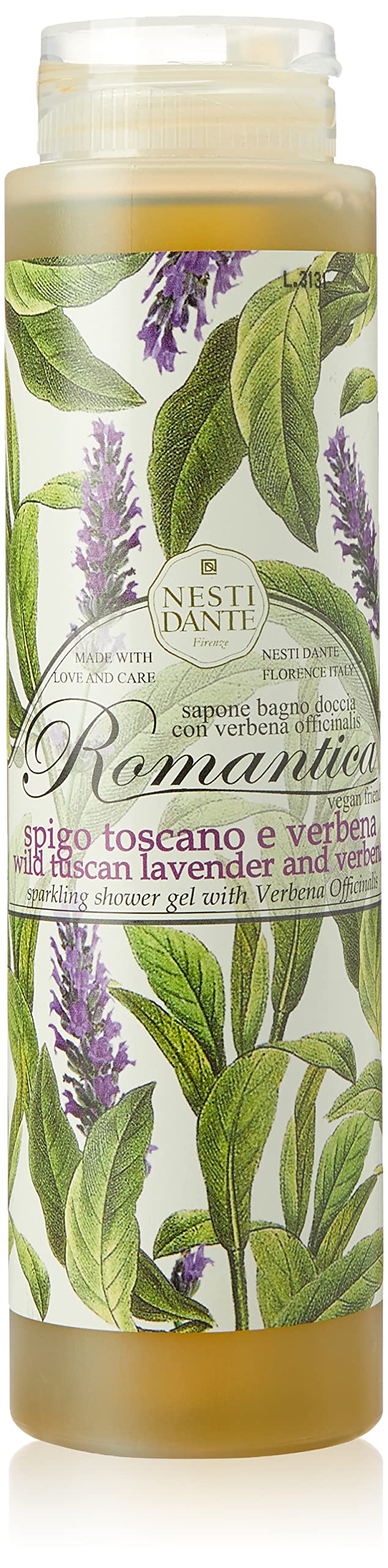 Nesti Dante Romantica Lavender & Verbena, Bath & Shower Gel 300 Ml
