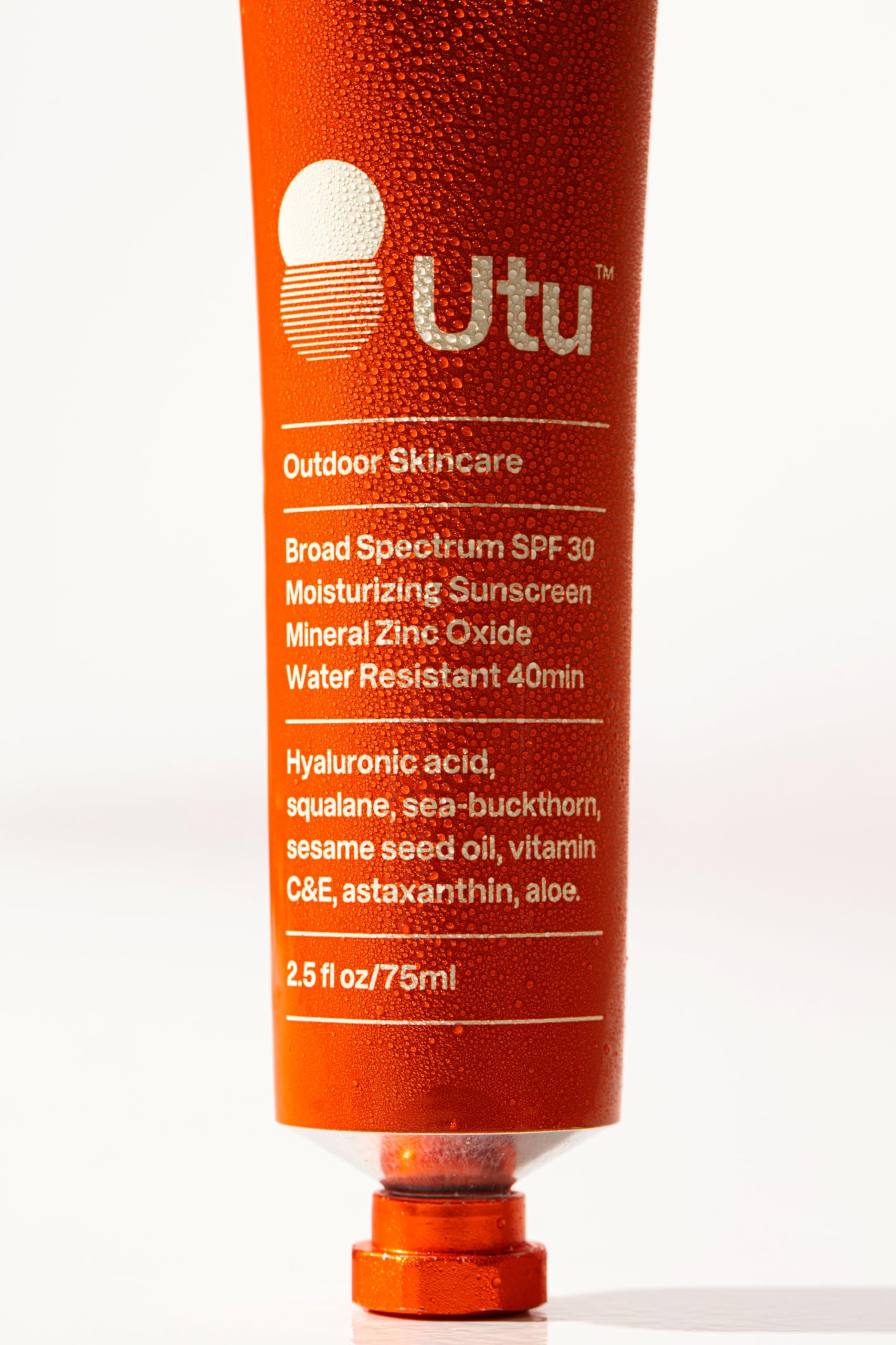 UTU - SPF30 Daily Moisturizer Mineral Sunscreen | Hyaluronic Acid, Squalane, Vitamin C+E | Clean, Reef Safe, Cruelty Free, Broad