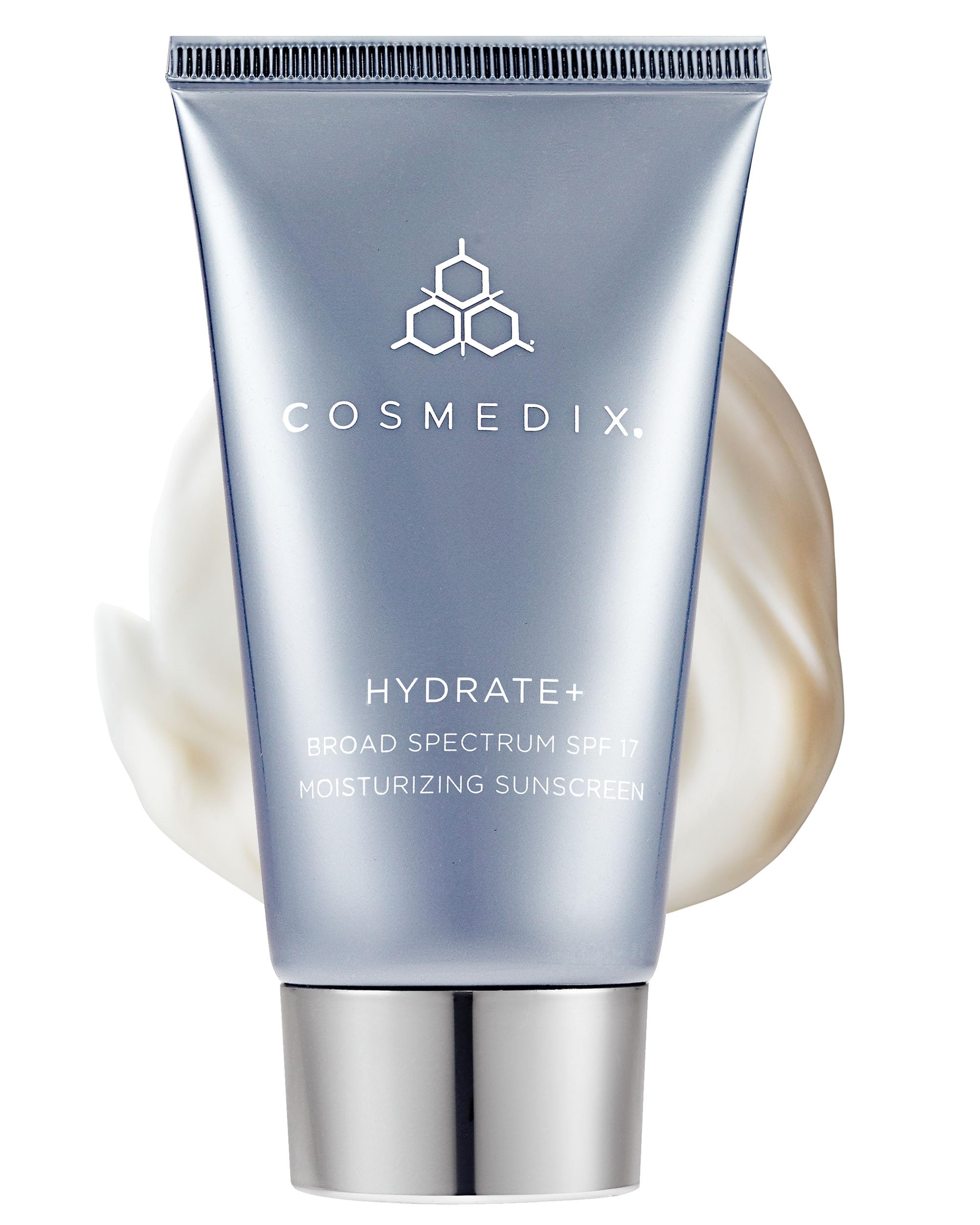 Cosmedix Hydrate Plus Broad Spectrum Spf 17 Moisturizing Sunscreen, Anti-Aging Antioxidants, Improves Skin Elasticity, 2 Ounce
