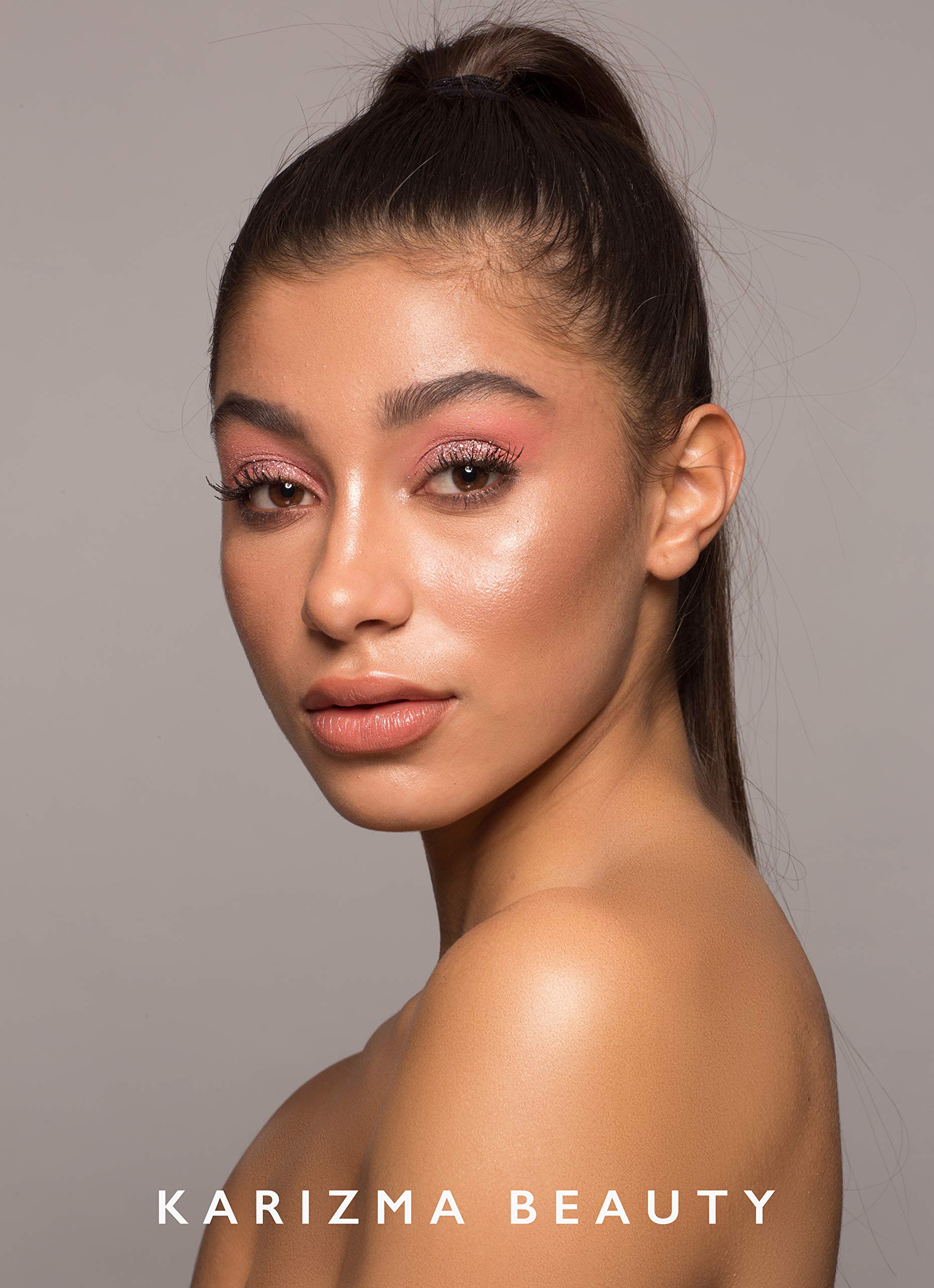 Headliner Glitter Eyeshadow Biodegradable // Karizma Beauty Baby Pink Bio Glitter Eco Glitter Face Glitter Loose Eyeshadow