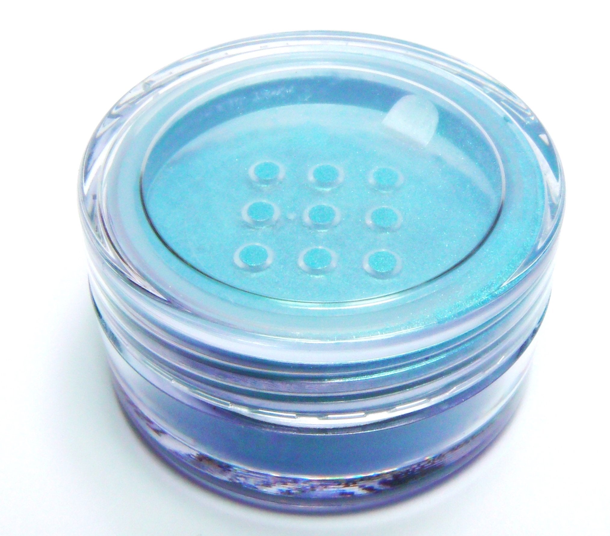Pure Ziva Turquoise Jade Metallic Blue Teal Single Loose Powder Eyeshadow; Talc, Paraben & Cruelty Free, Vegan