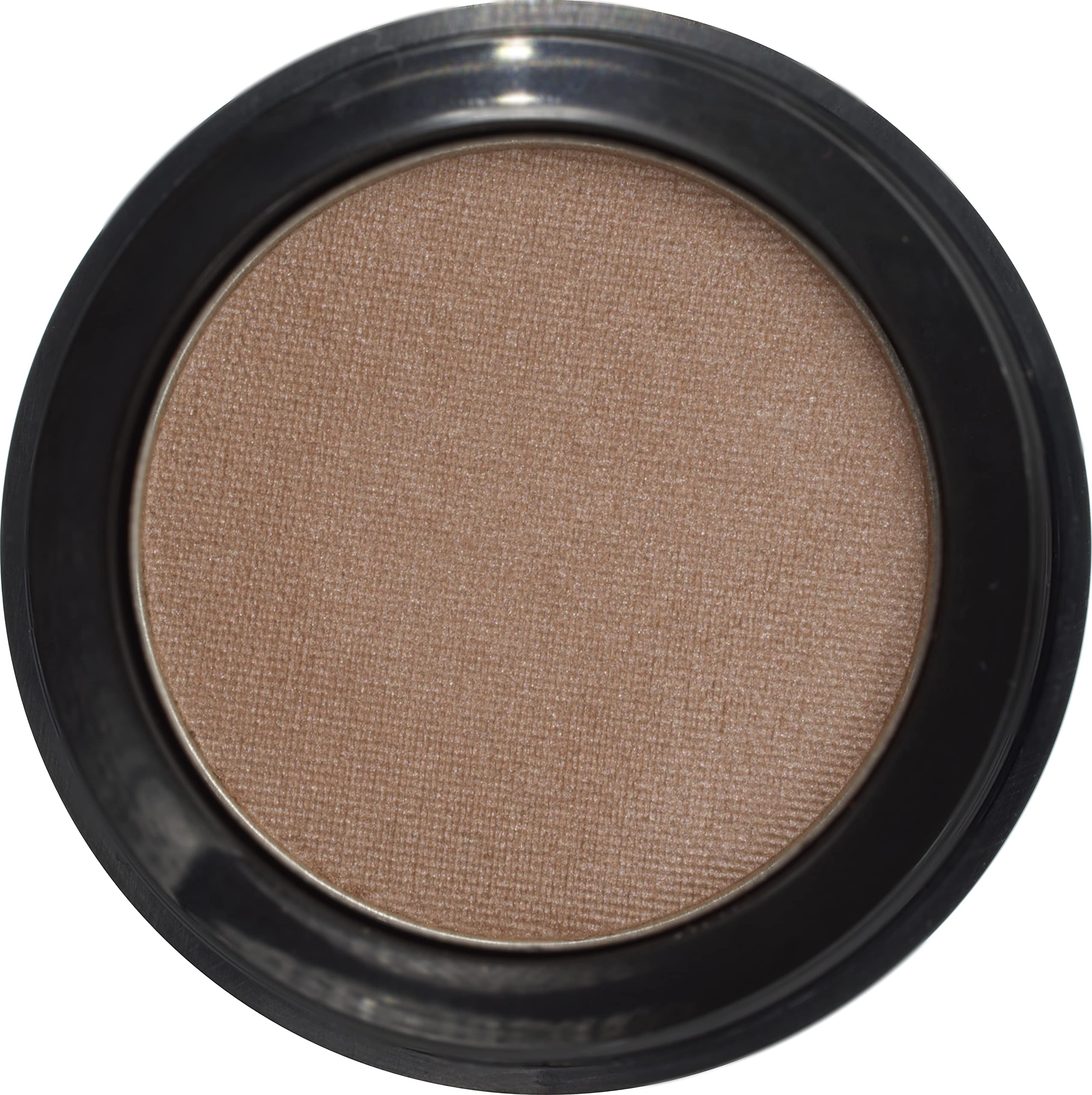 Pure Ziva Brown Silver Shimmering Metallic Chocolate Brown Dark Bronze Pressed Powder Single Vegan Eyeshadow; Talc, Paraben & Cr
