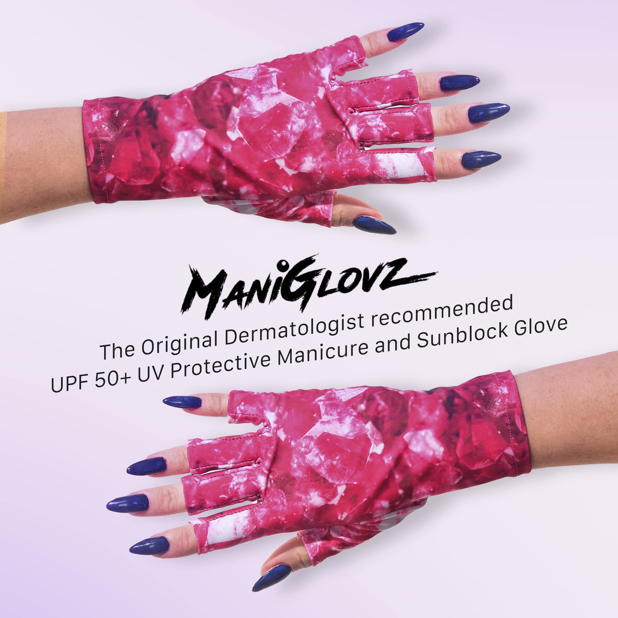 ManiGlovz UV Protection Nail Gloves for Women - Stylish, Comfortable and Protective