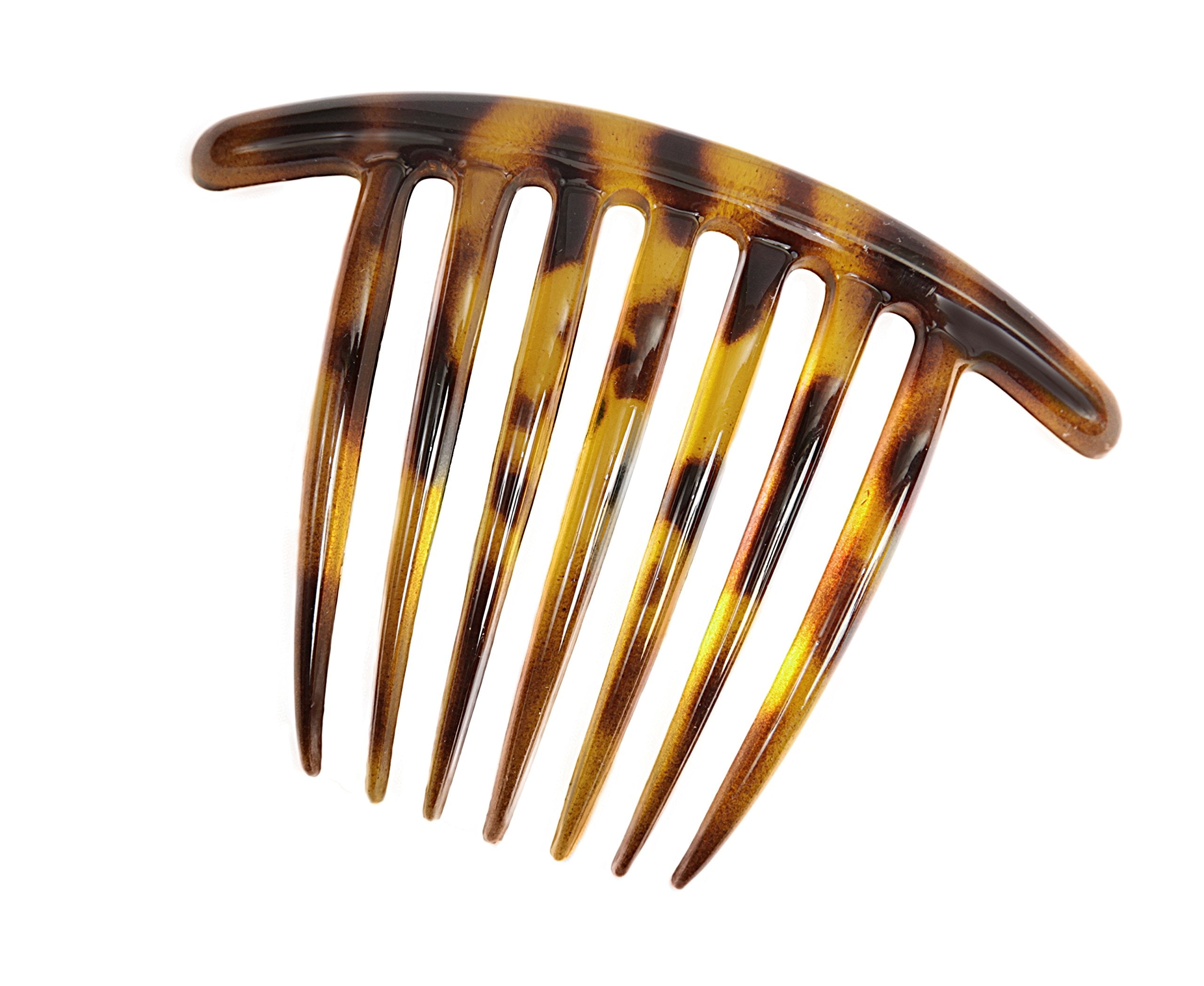 Caravan Contemporary Seven (7) Tooth French Twist Comb In Tokyo Color