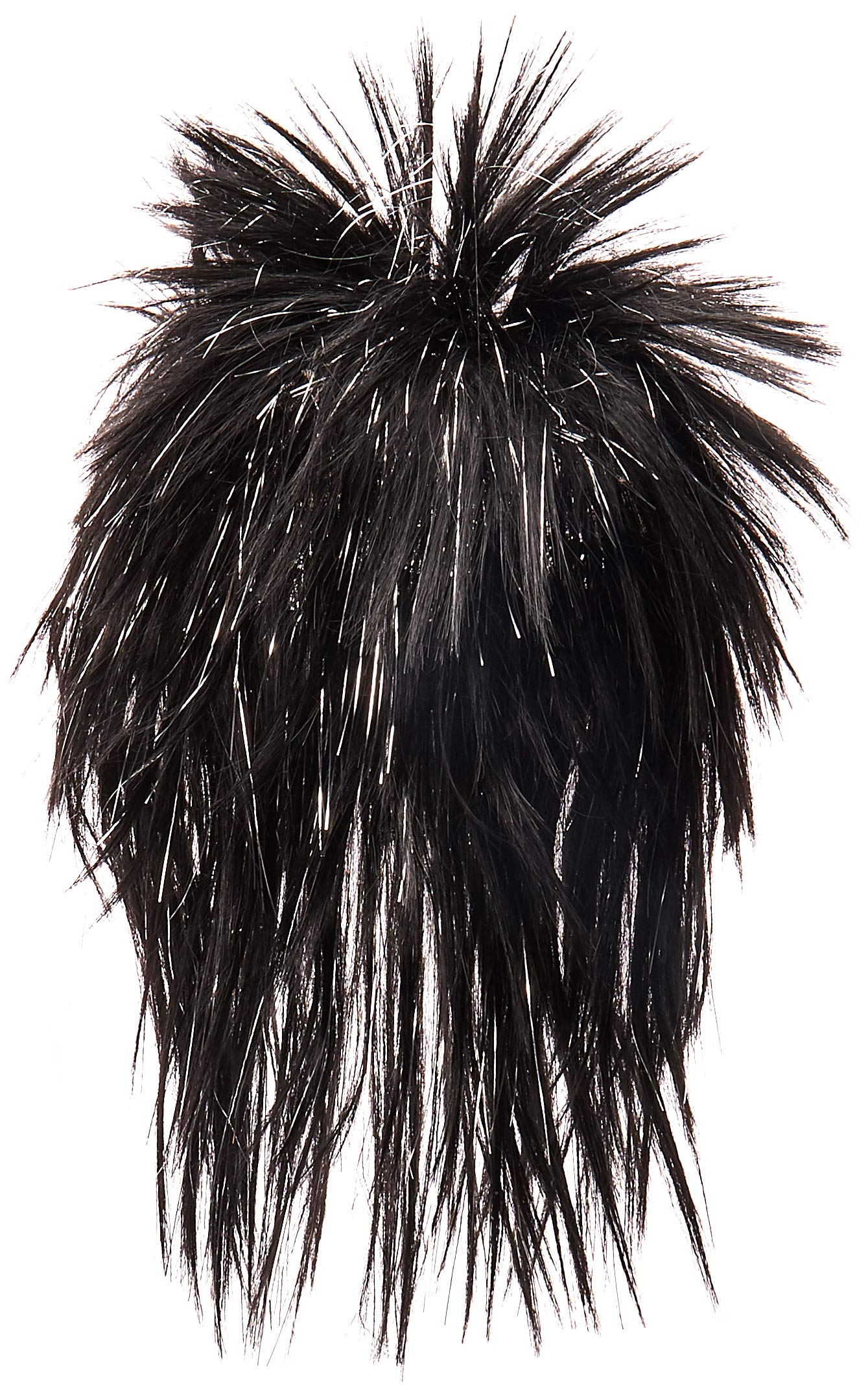Rubies Women's Rocking Diva Wig With Tinsel, Black/Silver, One Size