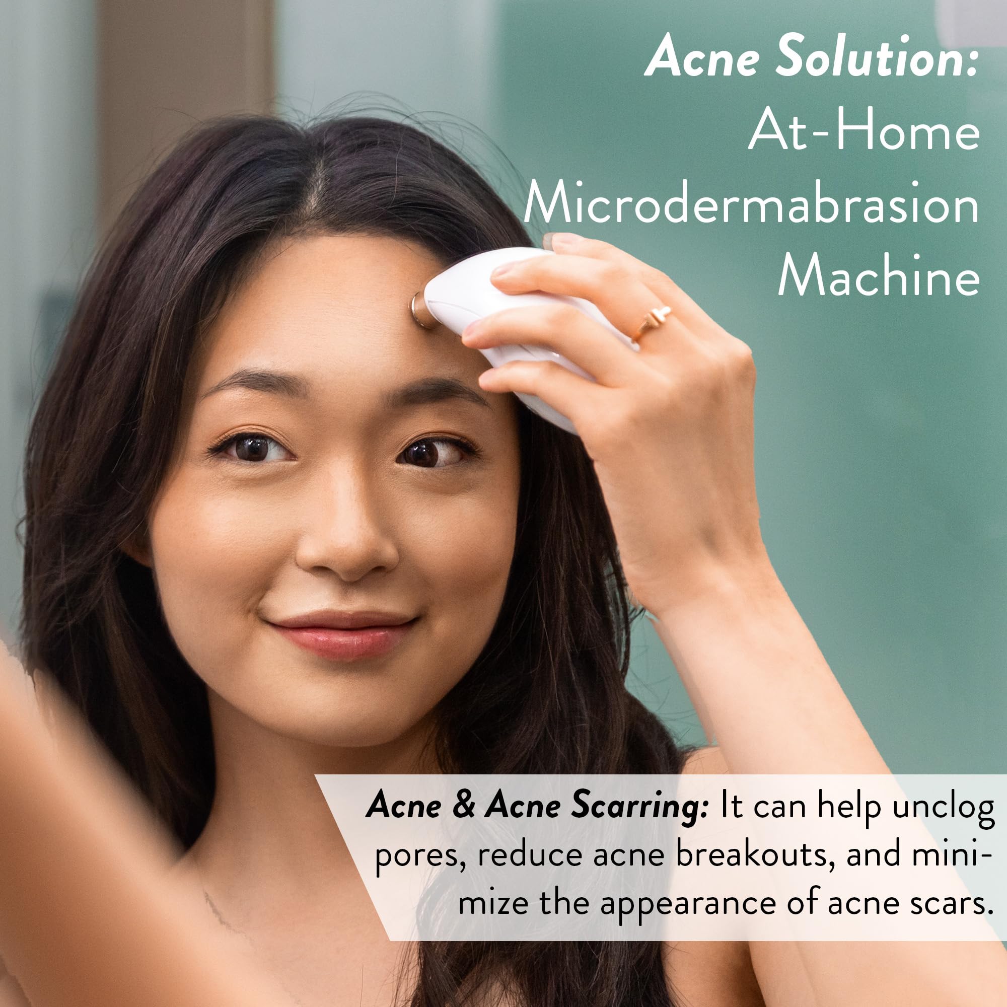 Microderm GLO Diamond Microdermabrasion Machine - Best Gift for Women - Dermabrasion & Anti Aging Wrinkle Skincare - Home Facial