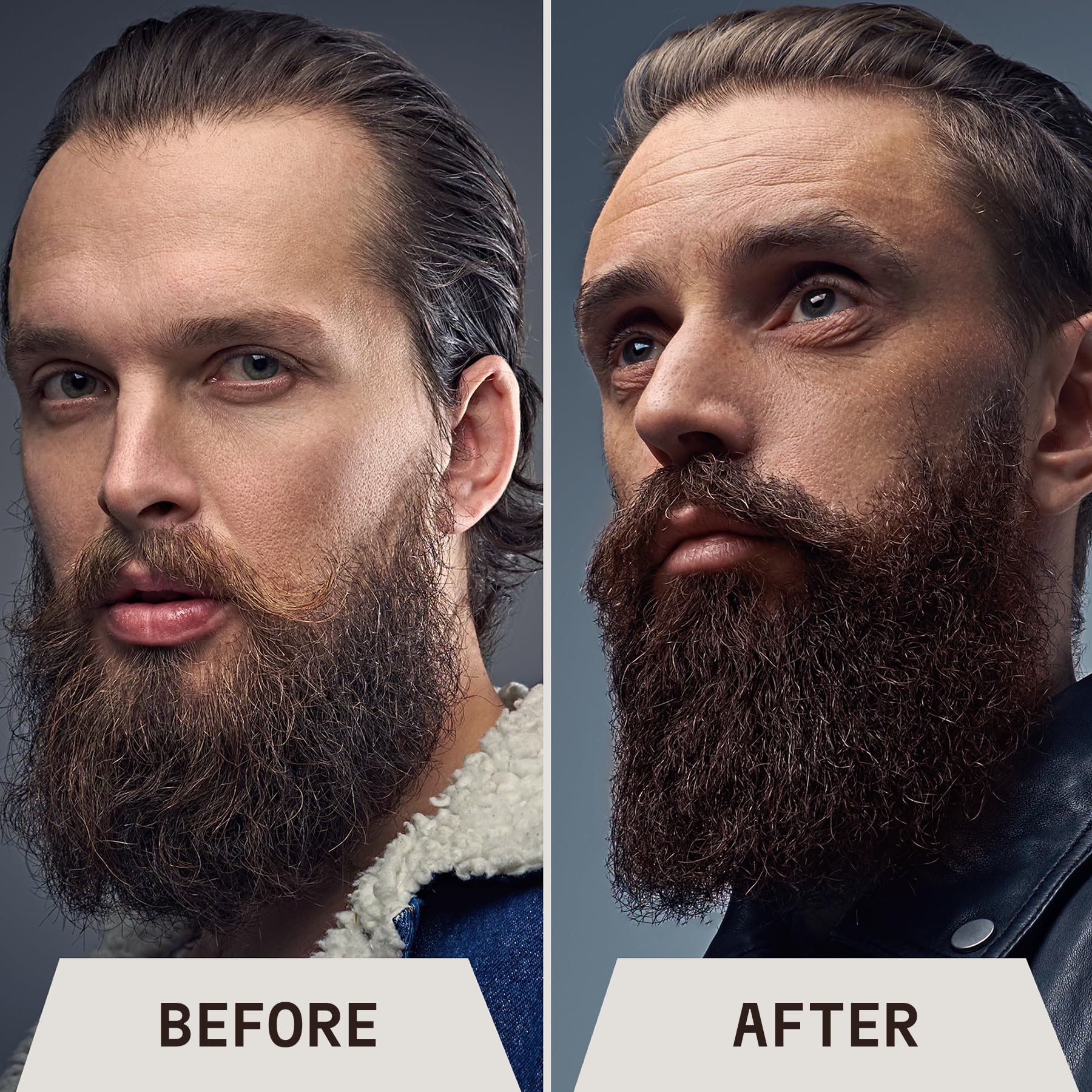 Striking Viking Beard Wash - 17 oz, Natural Tea Tree & Biotin - Cologne Scent Beard Shampoo Paraben & Sulfate Free For Men - Dee