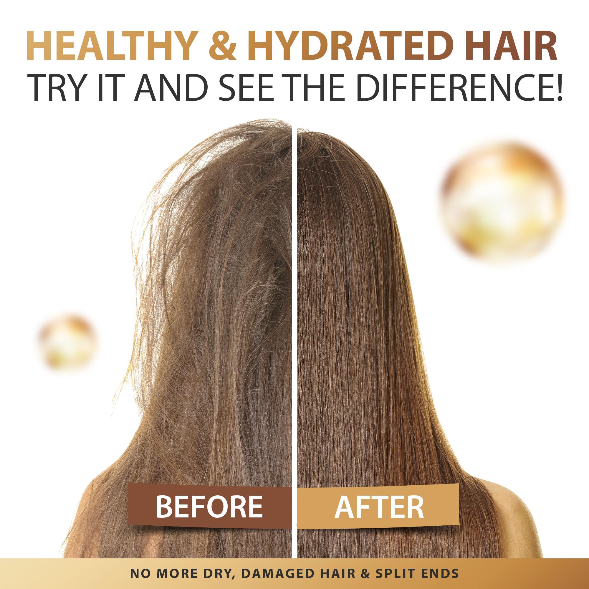 Sunatoria New Argan Oil Hair Mask With Keratin - Hair Conditioner For Dry, Damaged, Frizzy Hair & Split Ends - Hair Treatment Se