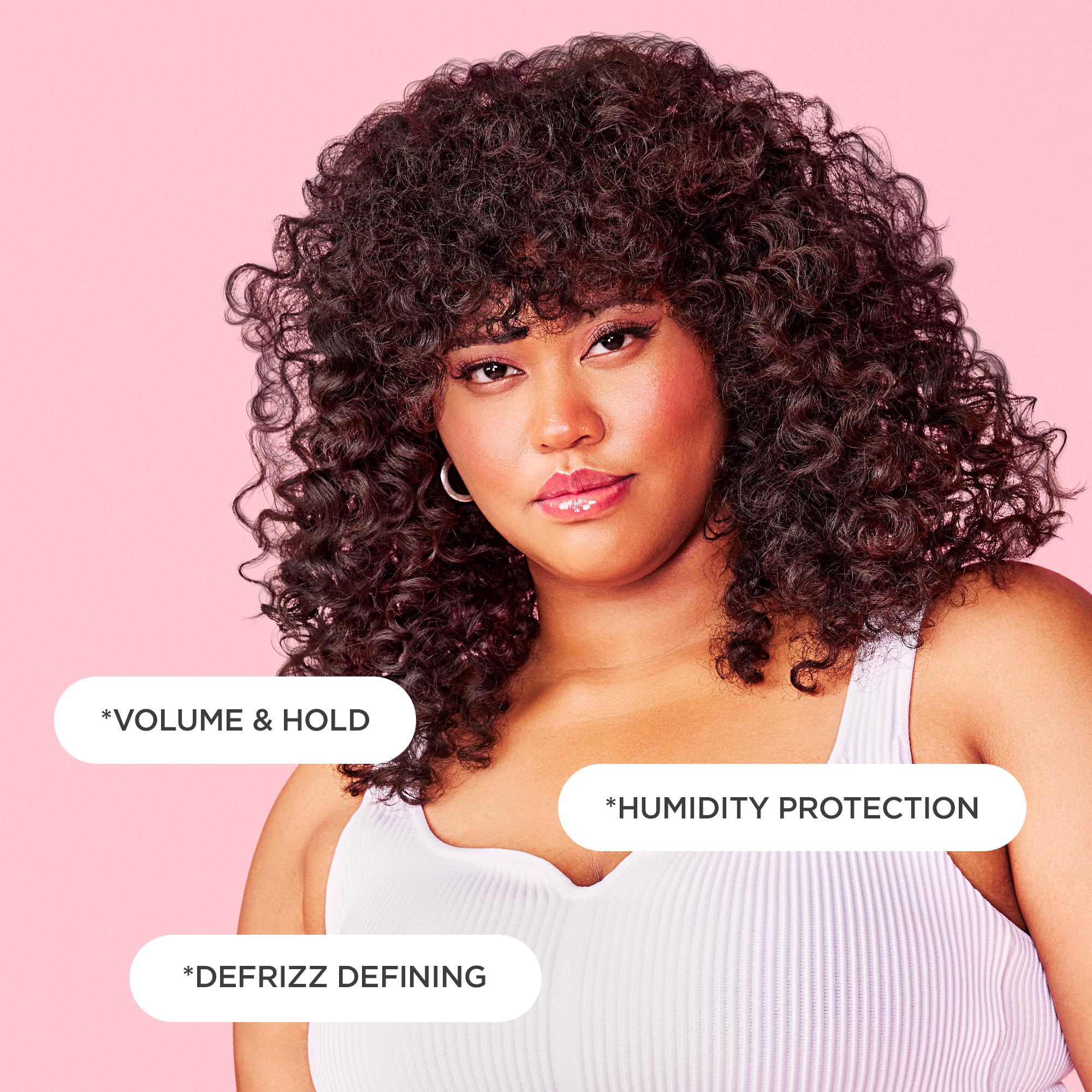 Cake Beauty Whipped Curl Defining & Volumizing Mousse - Aloe Vera Vitamin E for Flexible Hold - Vegan No Heat Curls Wavy Curly H