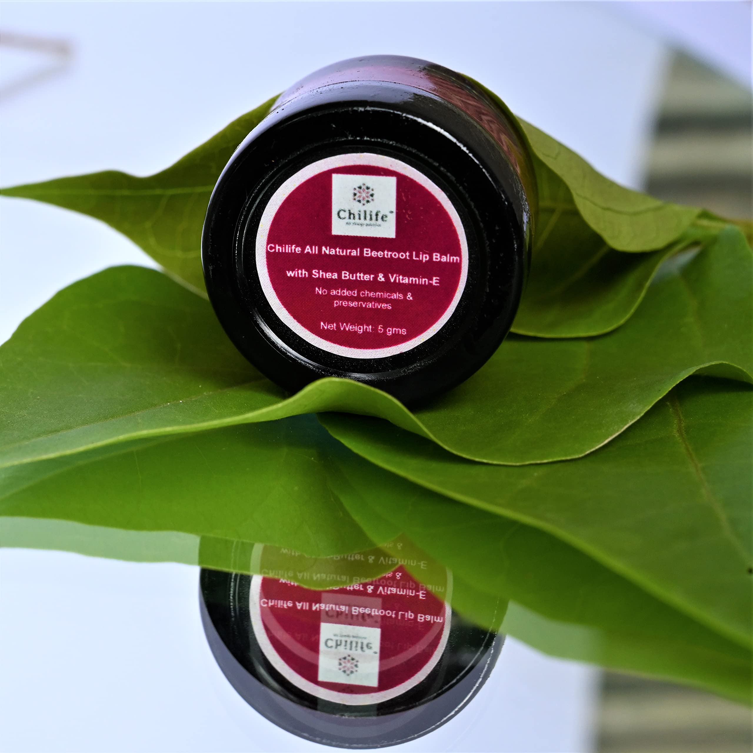 Chilife All Natural Beetroot Lip Balm For Softer, Plumper, Moisturized Lips With Natural Red Tint, Reduces Pigmentation I For Bo