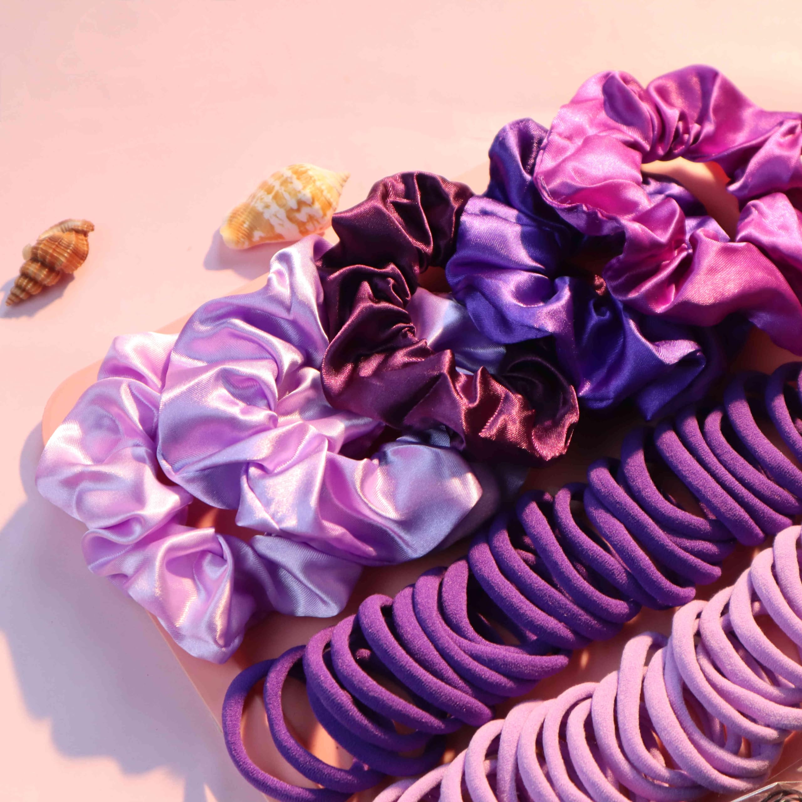 Yanrong Hair Accessories For Woman, 755Pcs Set Seamless Ponytail Holders Variety Hair Scrunchies Hair Bands Scrunchy Hair Ties F