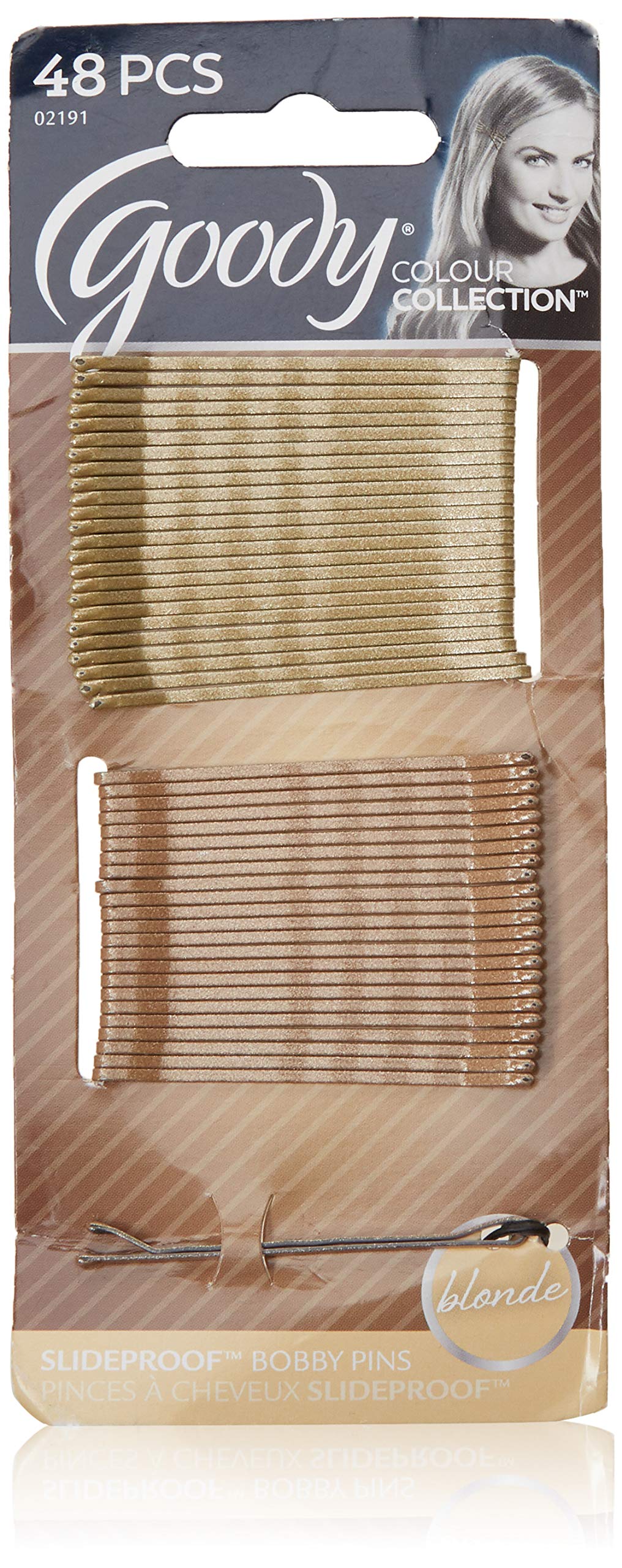 Goody Colour Collection Slide Proof Blonde Bobbie Slides - 48 PK.