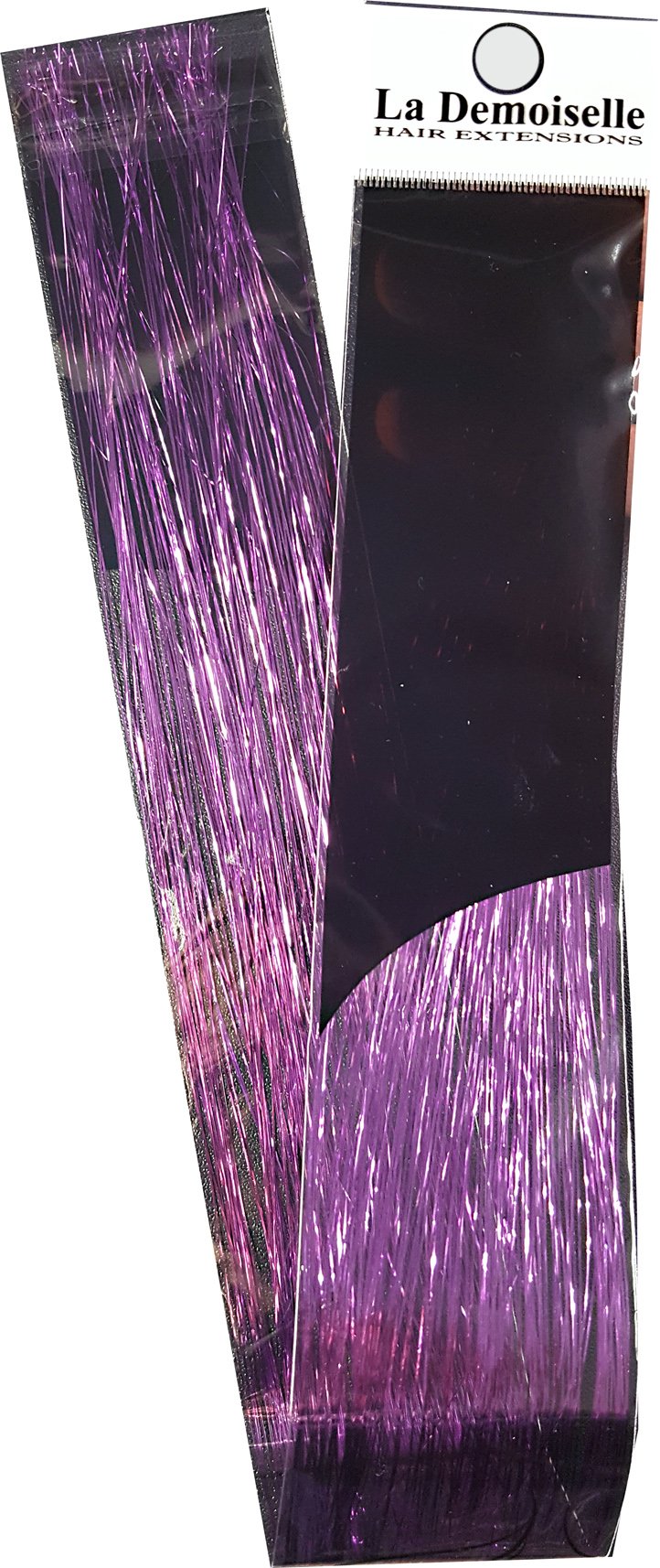 40 Shiny Hair Tinsel 100 Strands (Wisteria Lavender)