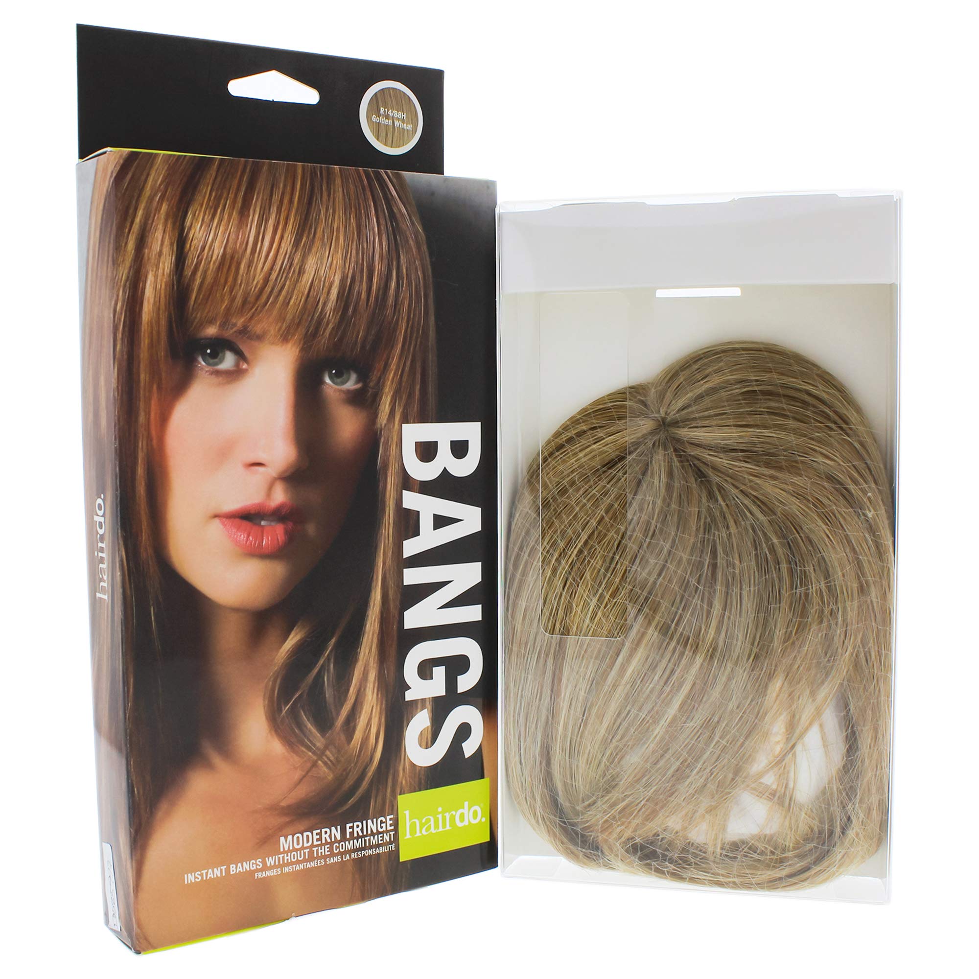Modern Fringe Clip In Bang - R14 88H Golden Wheat By Hairdo For Women - 1 Pc Hair Extension