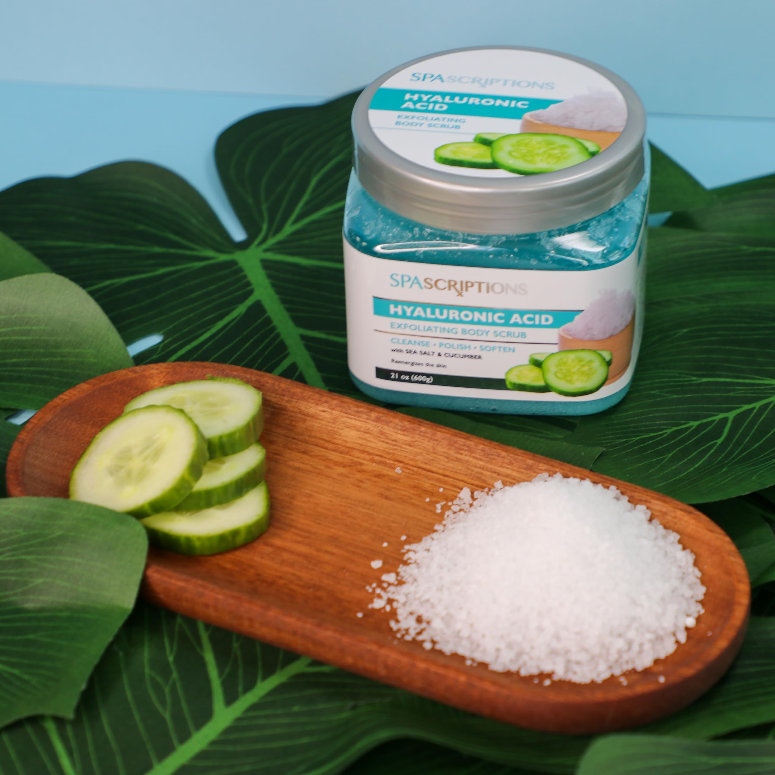 Spascriptions Body Scrubs 21 Oz (21 Oz, Hyaluronic Acid)