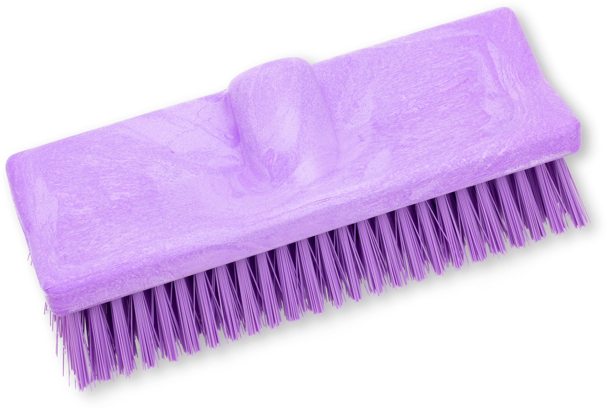 SPARTA 40423EC68 Plastic Floor Scrub Brush, Wall Brush, Equipment Brush with Nonabsorbent Bristles for Industrial Kitchens, Hosp