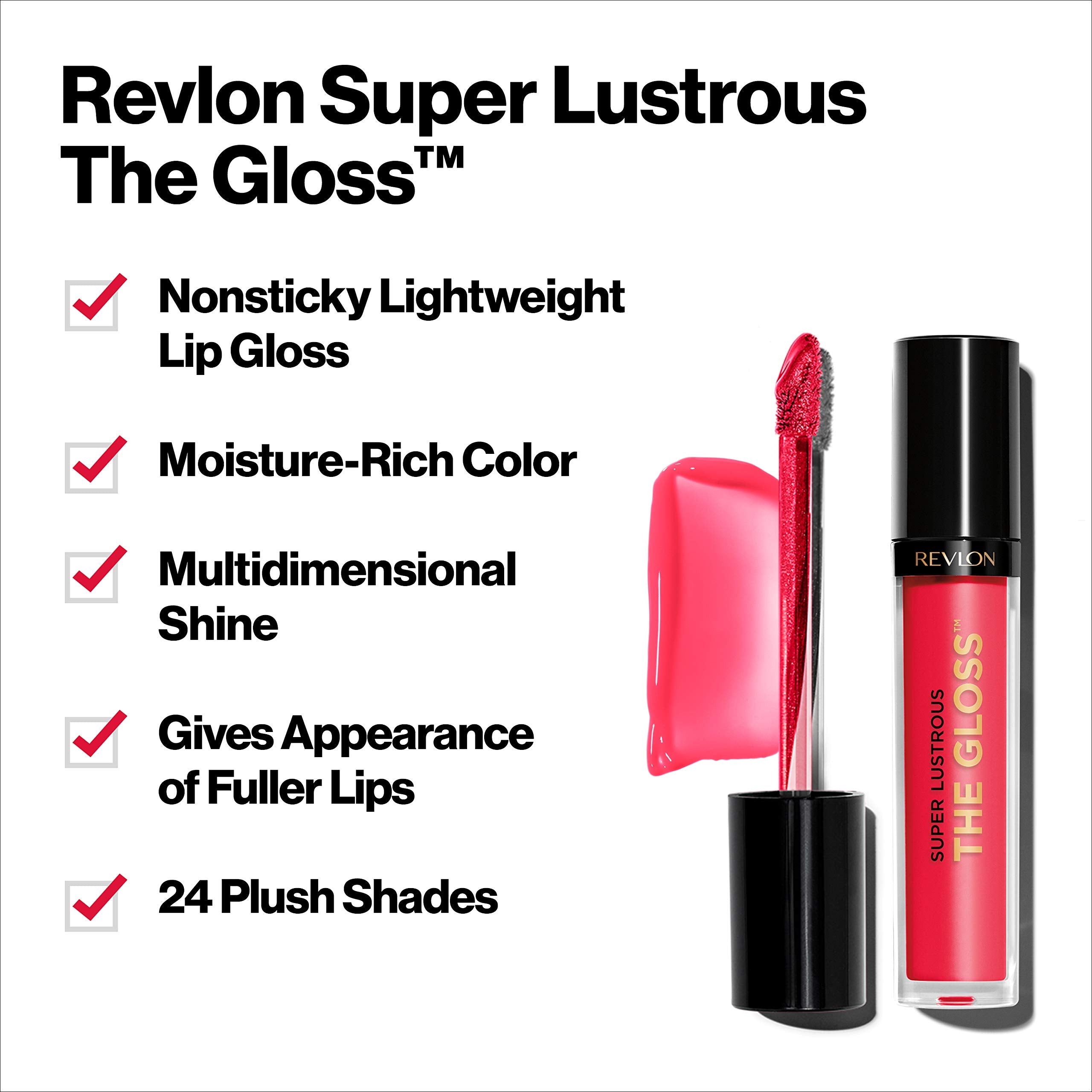 Revlon Super Lustrous Lip Gloss, Solar Coral