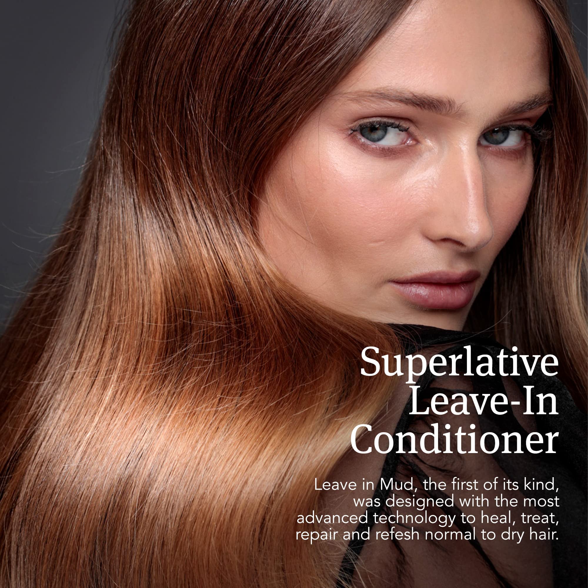 Saphira Hydrating Leave-In Conditioner Mineral Mud, Styling And Healing Leave-In Conditioner For Dry Damaged Hair, Strengthening