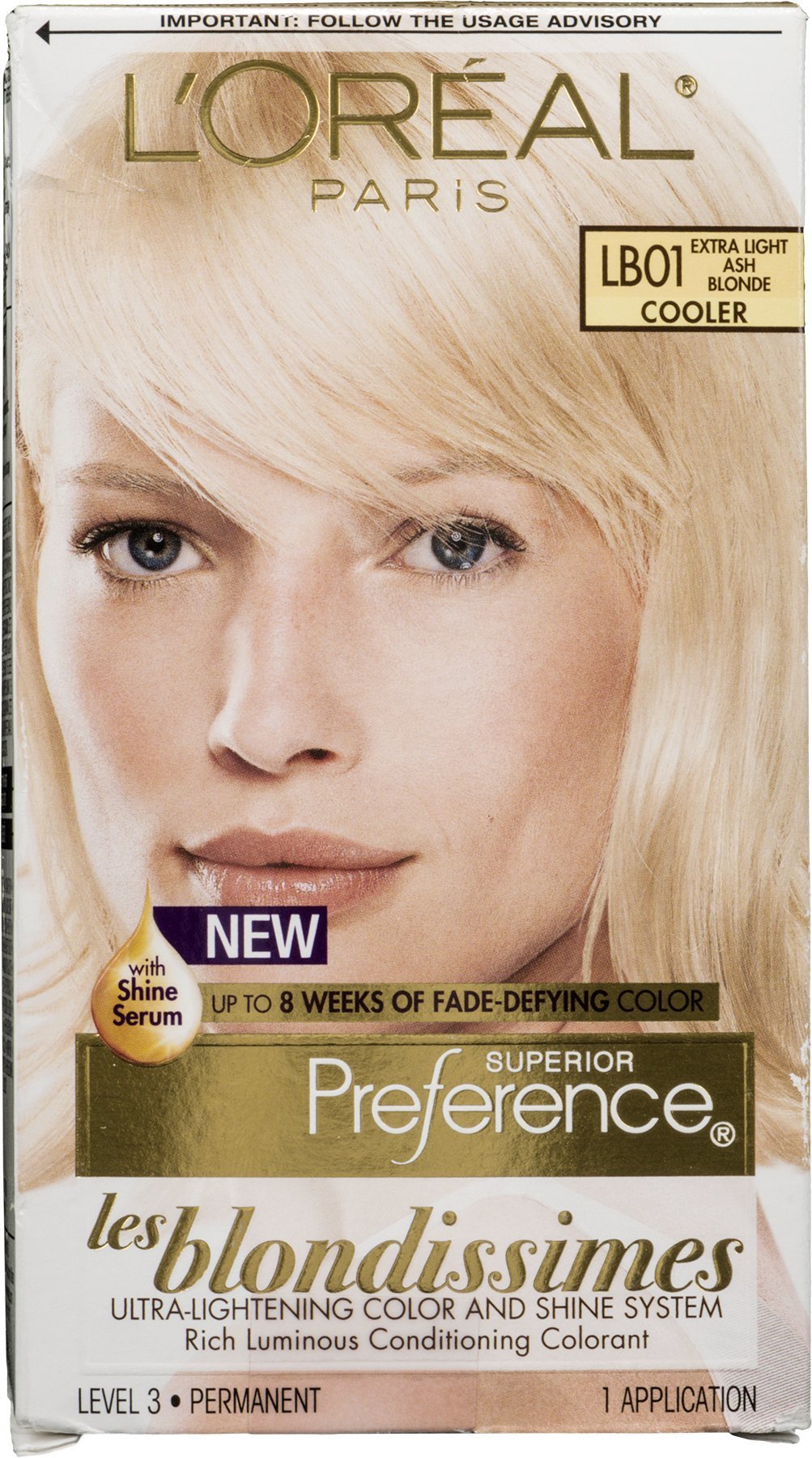 LOreal Superior Preference Les Blondissimes  LB01 Extra Light Ash Blonde 1 Each (Pack of 4)