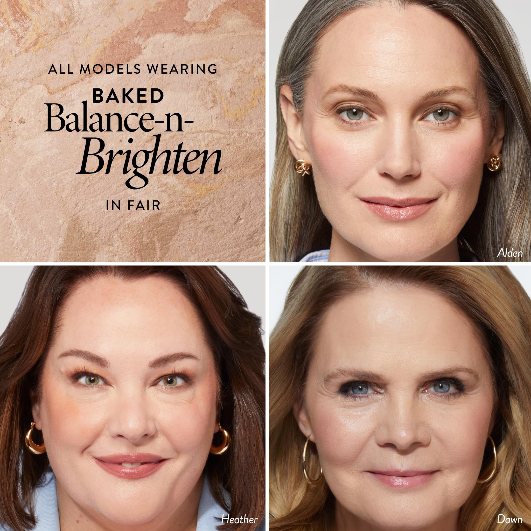 LAURA GELLER NEW YORK Award-Winning Baked Balance-n-Brighten Color Correcting Powder Foundation - Fair - Buildable Light to Medi