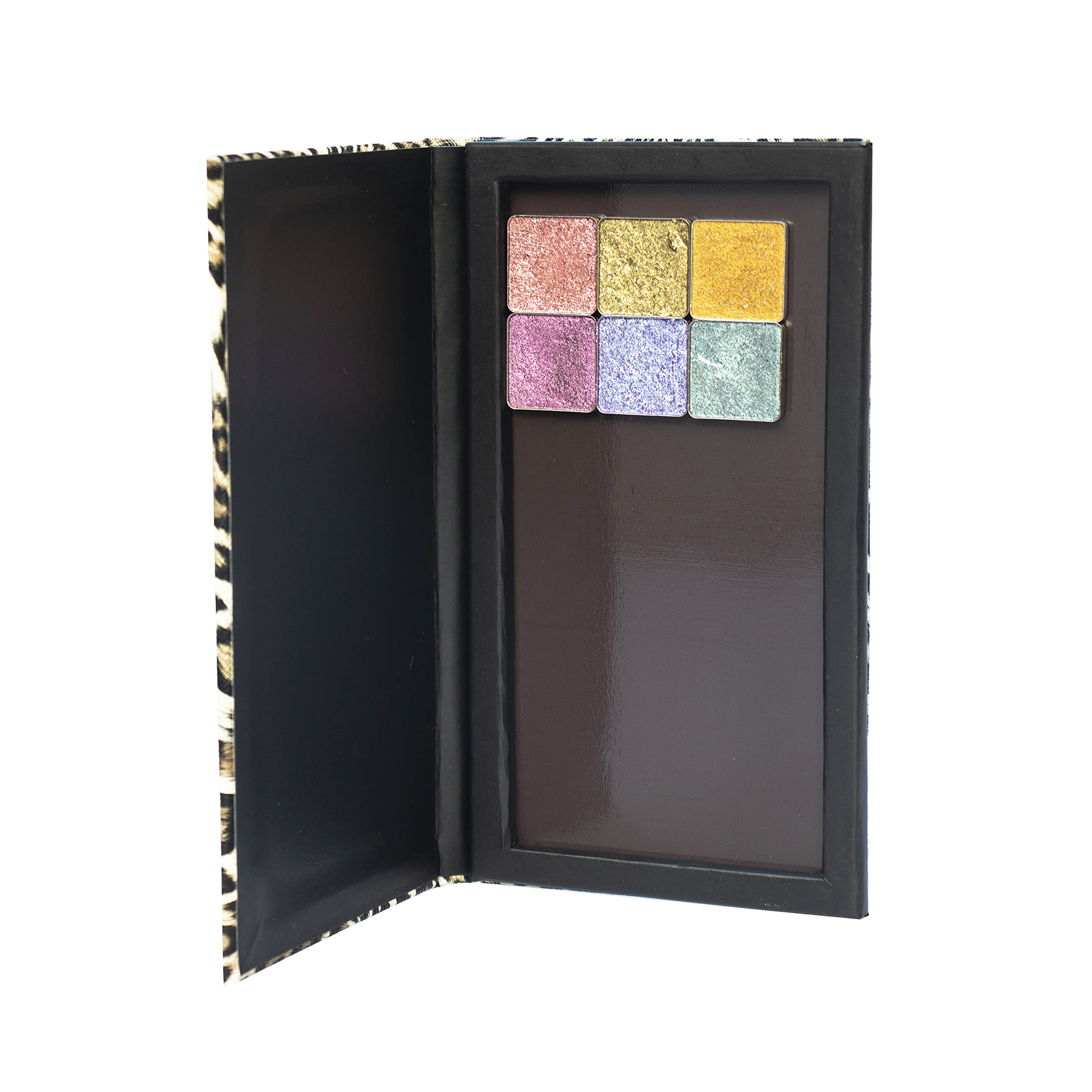 Szdym Mermaid Empty Magnetic Palette, Fish Scale Empty Magnetic Palette For Highlighters Eyeshadows Lipstick Blush Powder Rectan