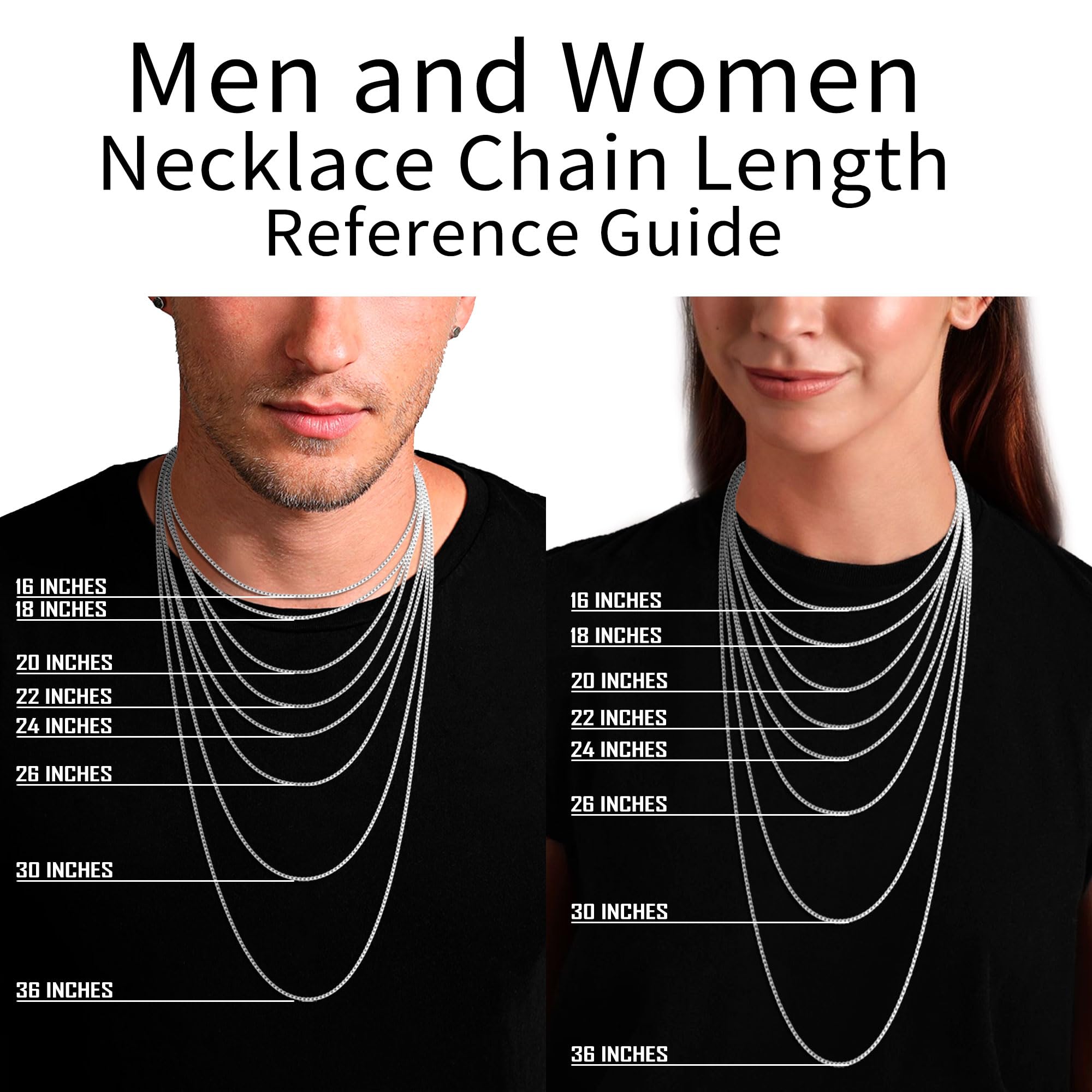 ASHINE Sterling Silver Necklace Sterling Silver Chain Sterling Silver Necklace for Women Valentine Chain Necklace Men Jewelry Ch