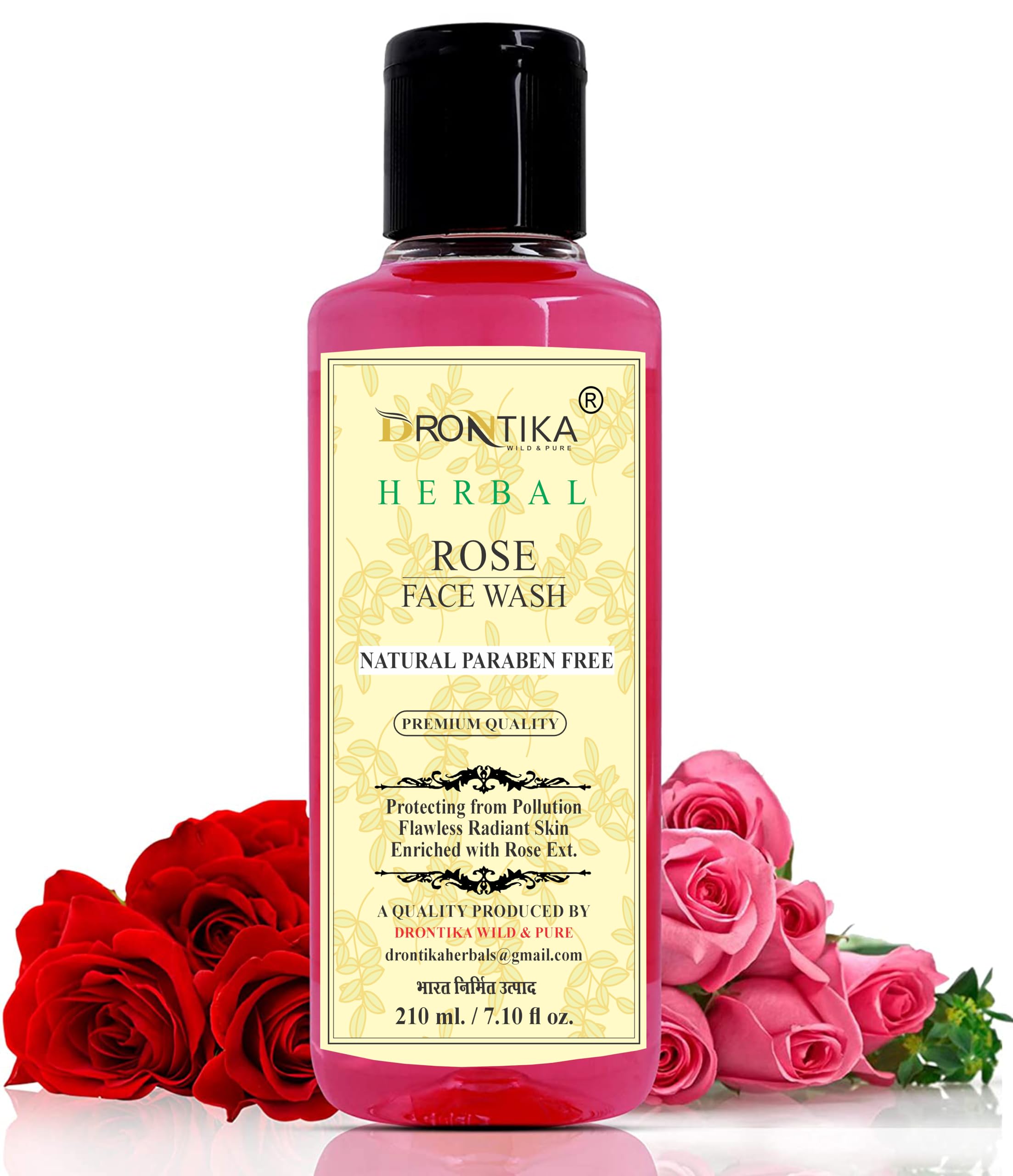 Drontika Ayurvedic Neem Face Wash | Gentle Face Wash For Acne | Face Wash For Acne Prone Skin | AntiAcne Face Wash With Neem | 