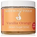 Soothing Touch Brown Sugar Scrub, Vanilla Orange, 16 Ounce