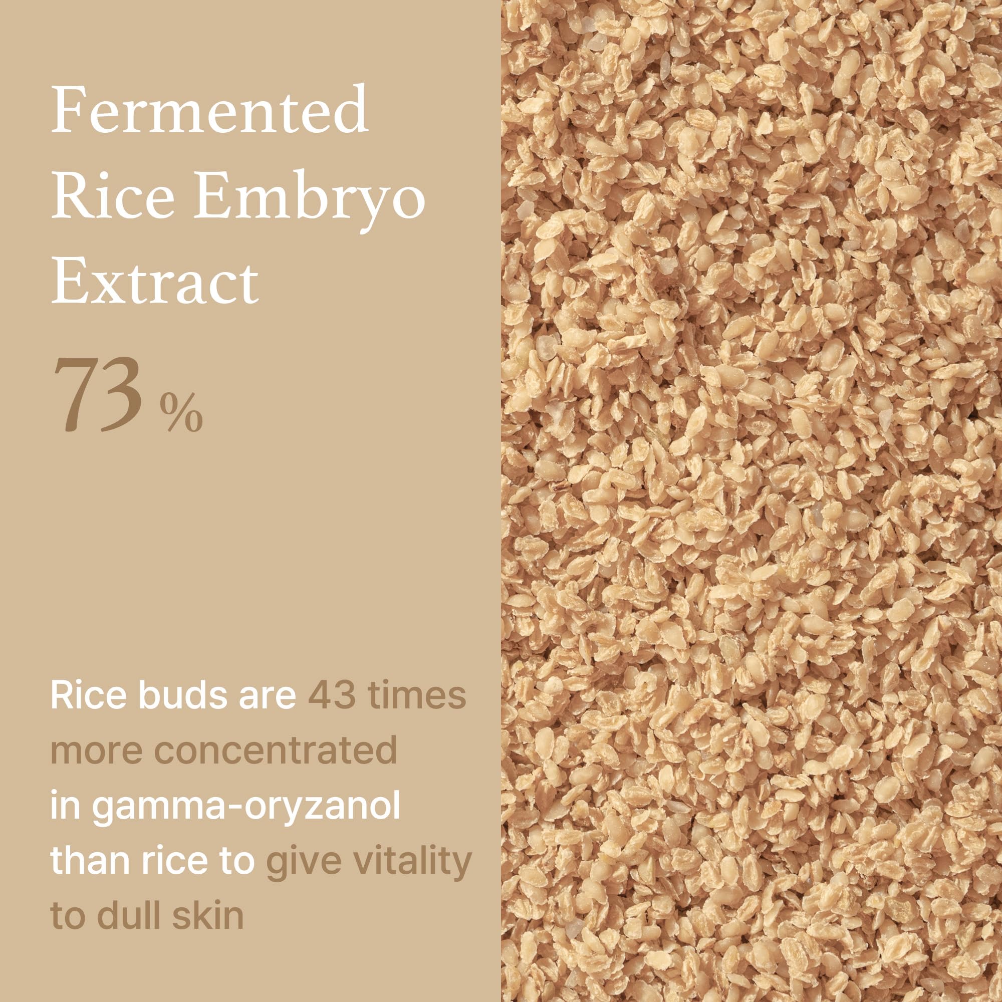 I'M From Rice Serum, 73% Korean Fermented Rice Embryo Extract Boosts Collagen, Vitality, Radiant Glowing Skin, Niacinamide, Vita