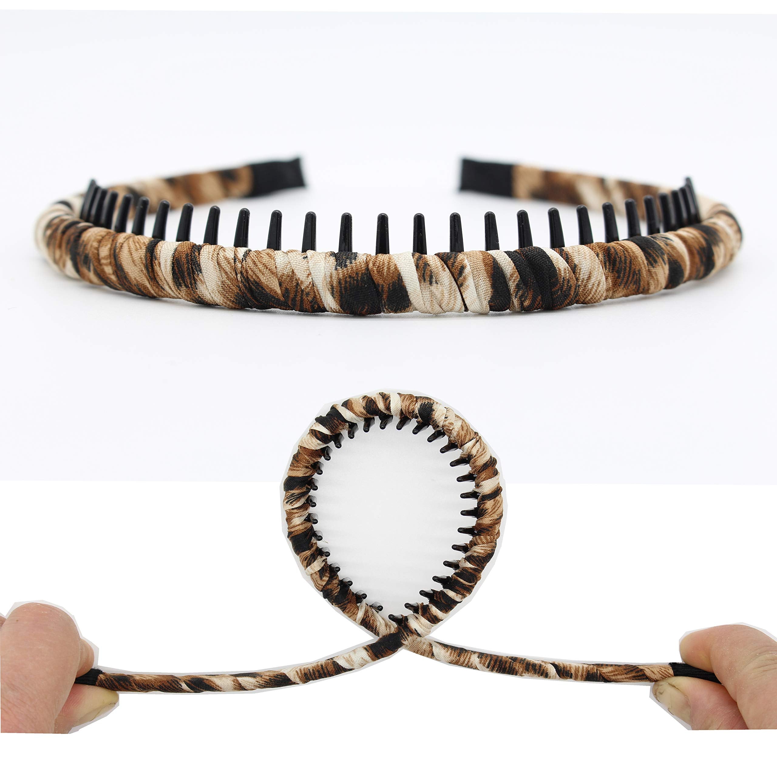 Joband Fashion Hair Bands For Women Hair Accessories Comfy Headbands Short Hairbands Hair Hoop Teeth Comb Hairband Not Easy To B