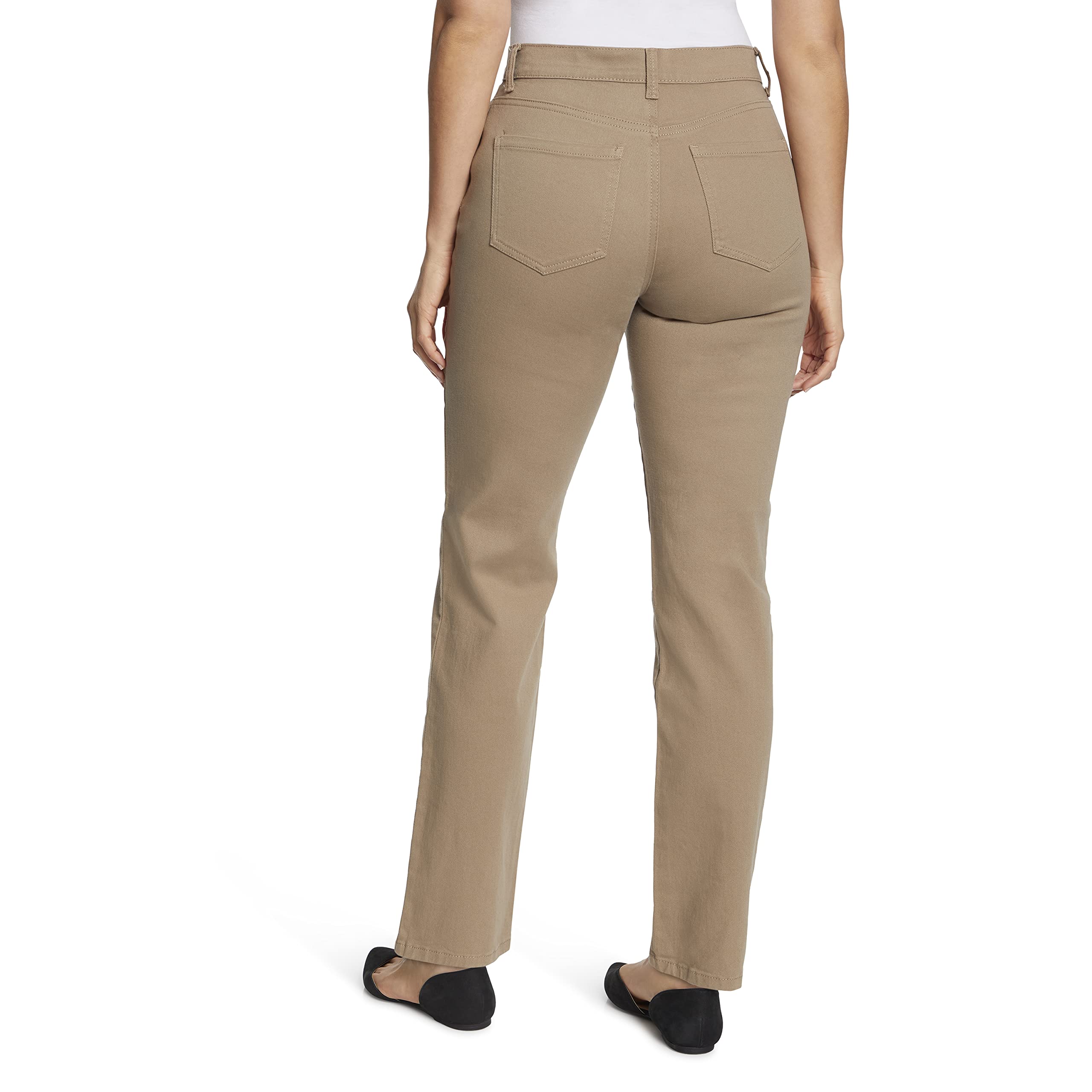gloria Vanderbilt womens classic Amanda High Rise Tapered Jeans, Hazelnut, 20 US