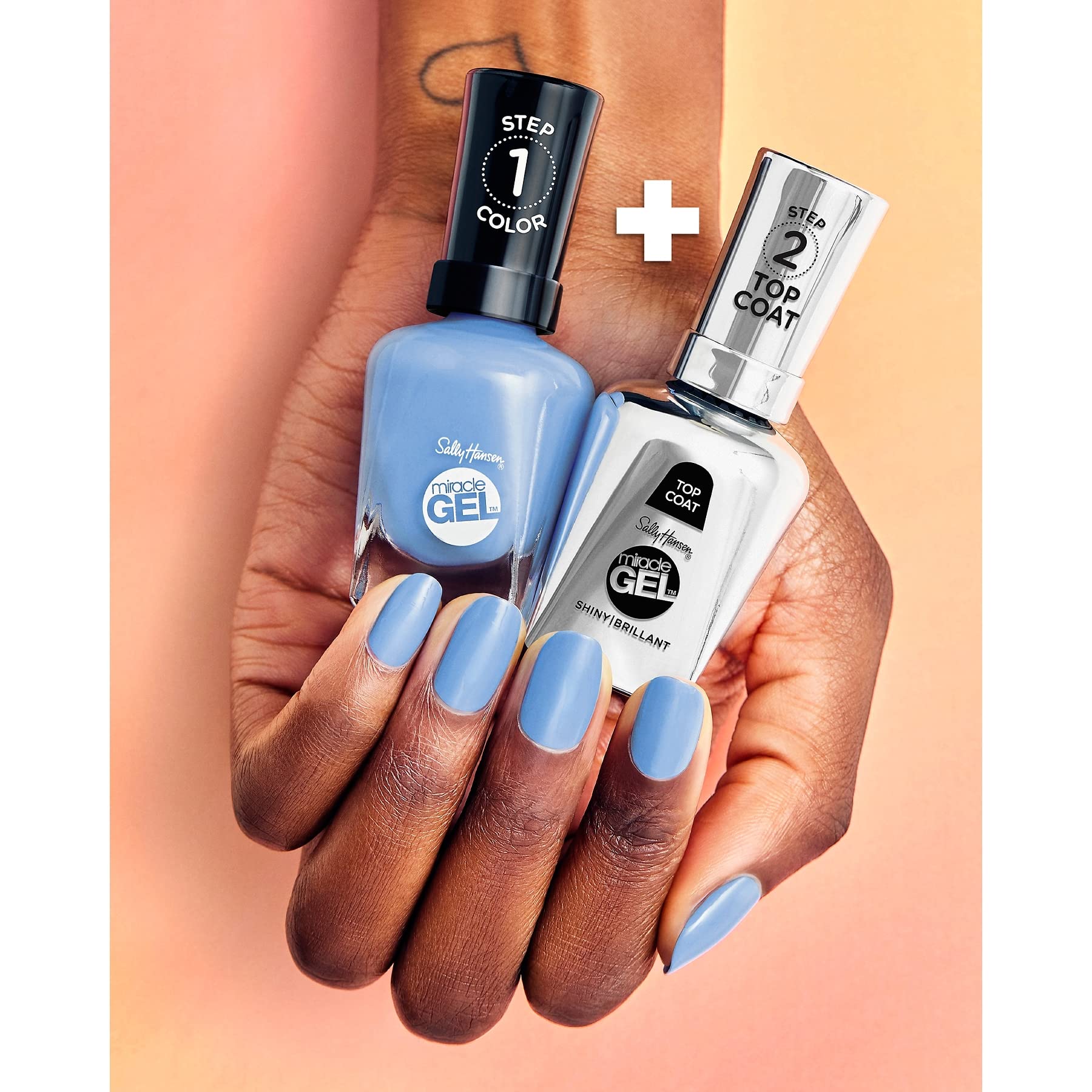 Sally Hansen Miracle Gel Nail Polish, Shade Game Of Chromes 149 (Packaging May Vary)