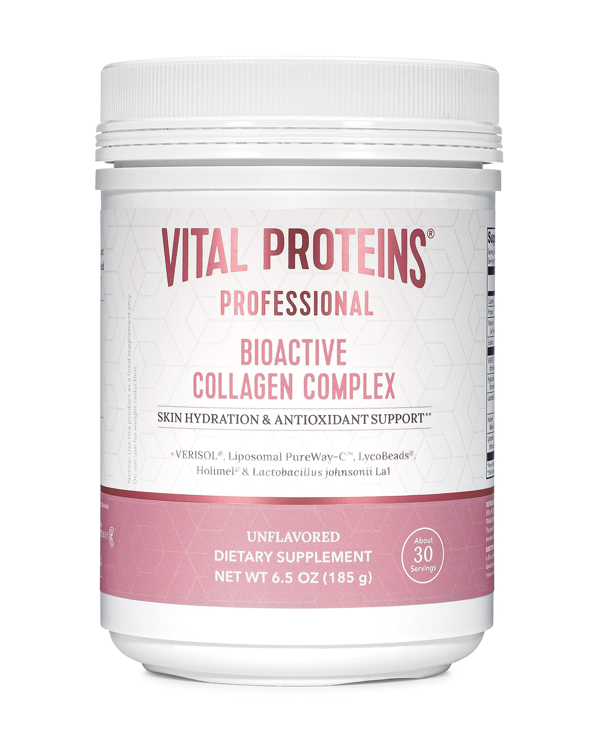 Vital Proteins Professional Bioactive Collagen Complex Skin Hydration & Antioxidant Support, 6.5oz
