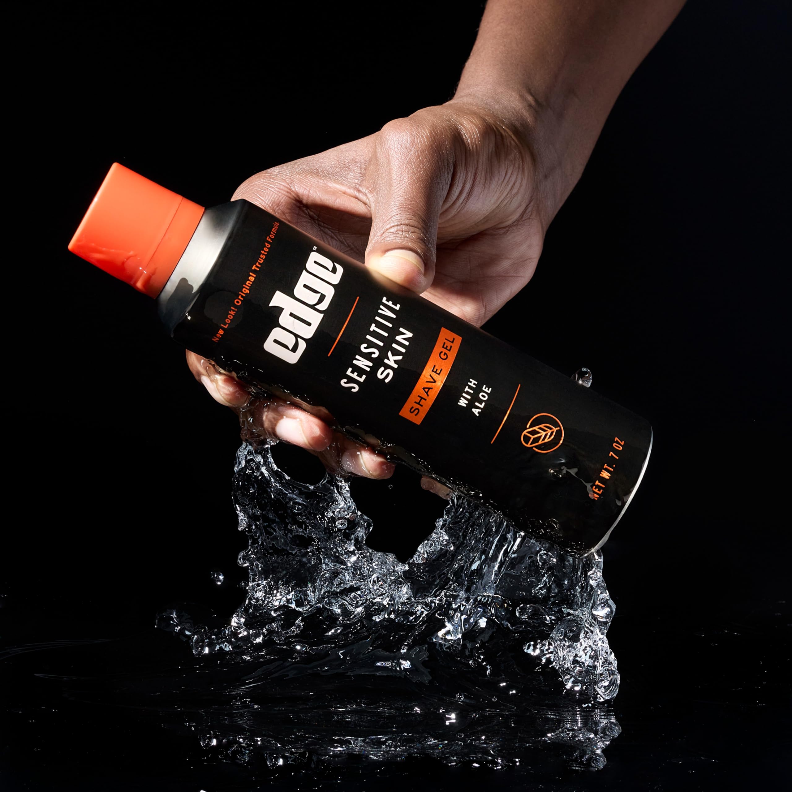 Edge Shaving Gel for Men, Sensitive Skin with Aloe, 7oz (3 Pack) - Shaving Gel For Men That Moisturizes, Protects, and Soothes T