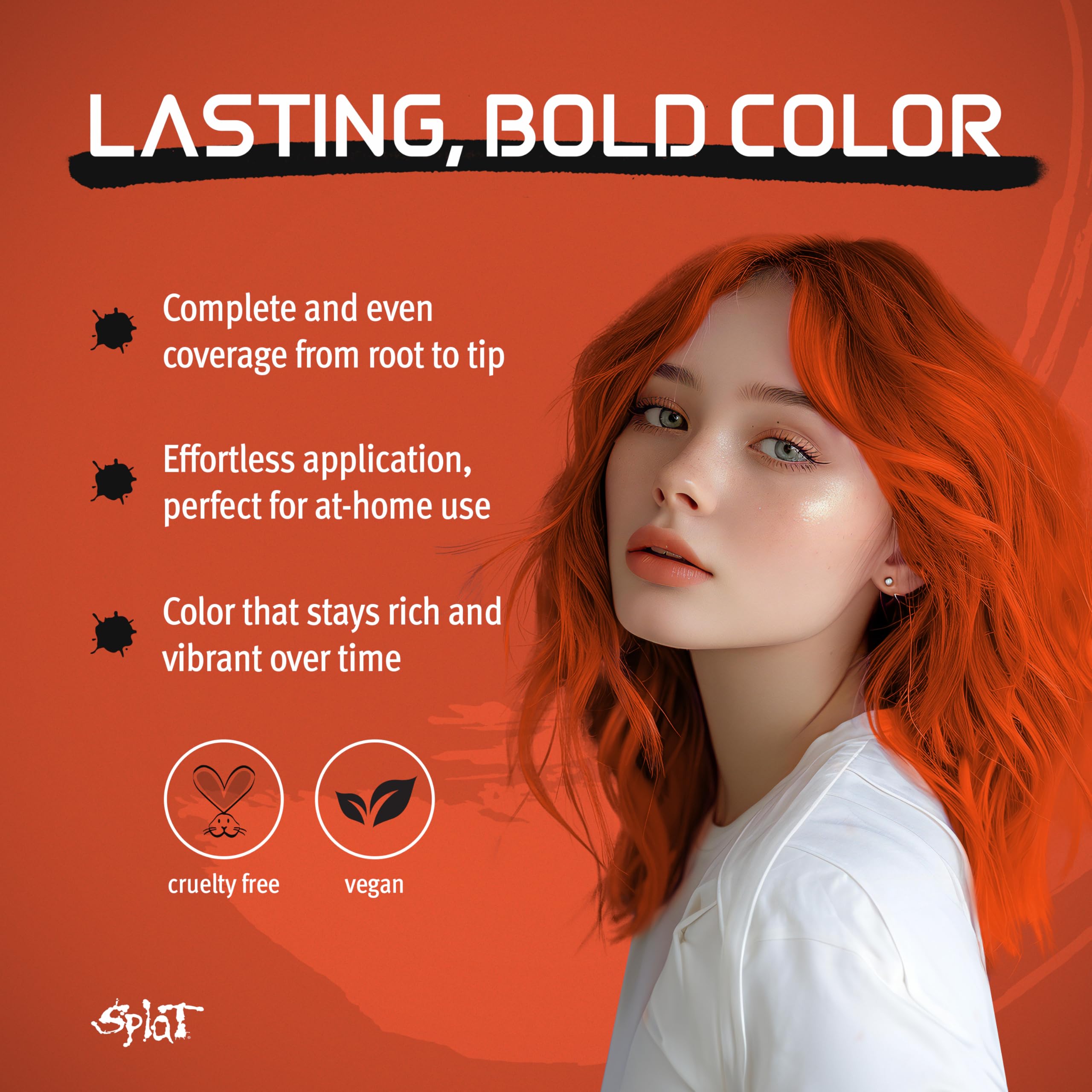 Splat | Orange Fireballs | Original Complete Hair Dye Kit