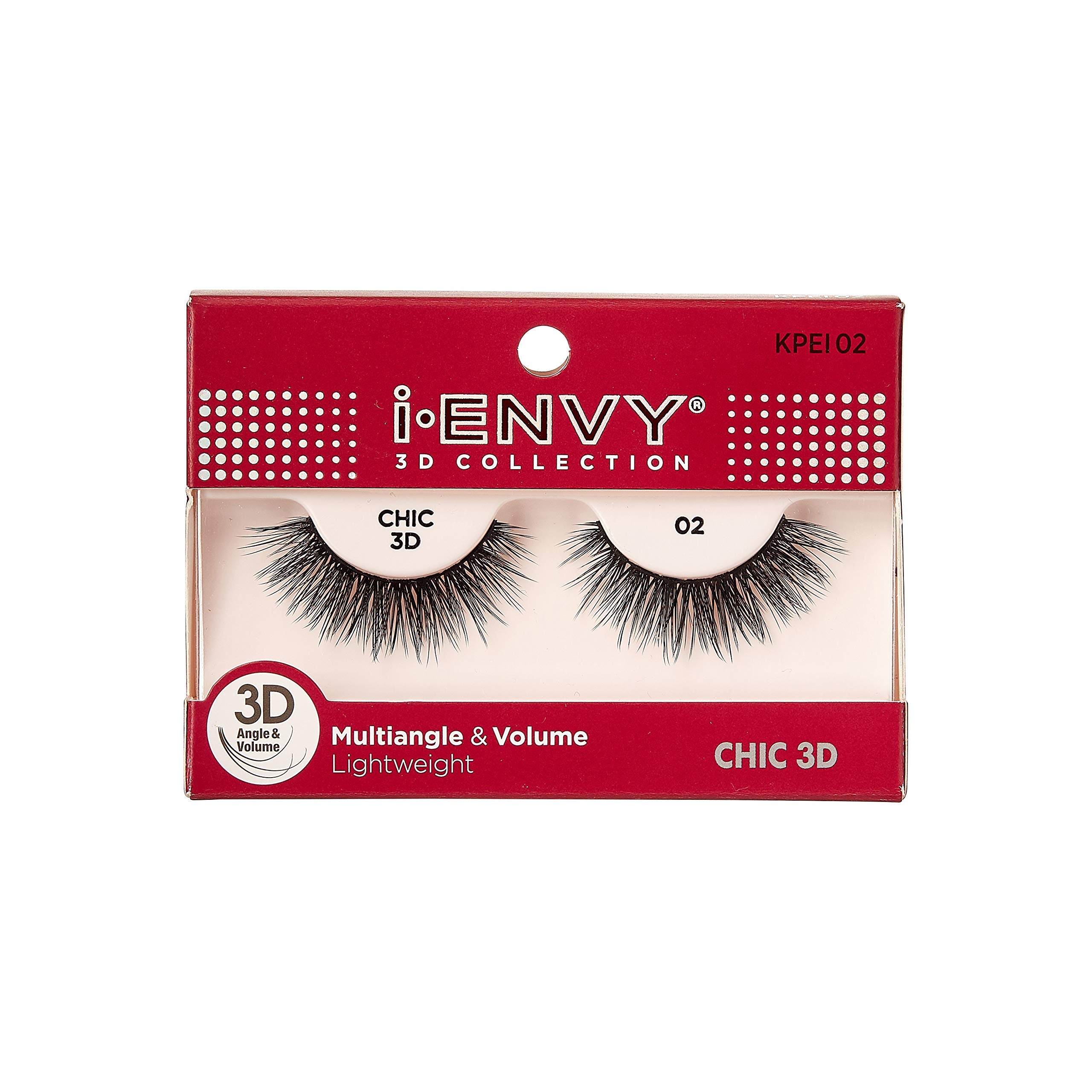 I-Envy 3D Glam Collection Multi-Angle & Volume (1 Pack, Kpei02)
